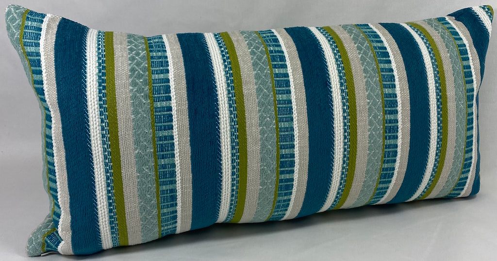 Luxury Outdoor Lumbar Pillow – 22" × 12" – Oriana Tahiti