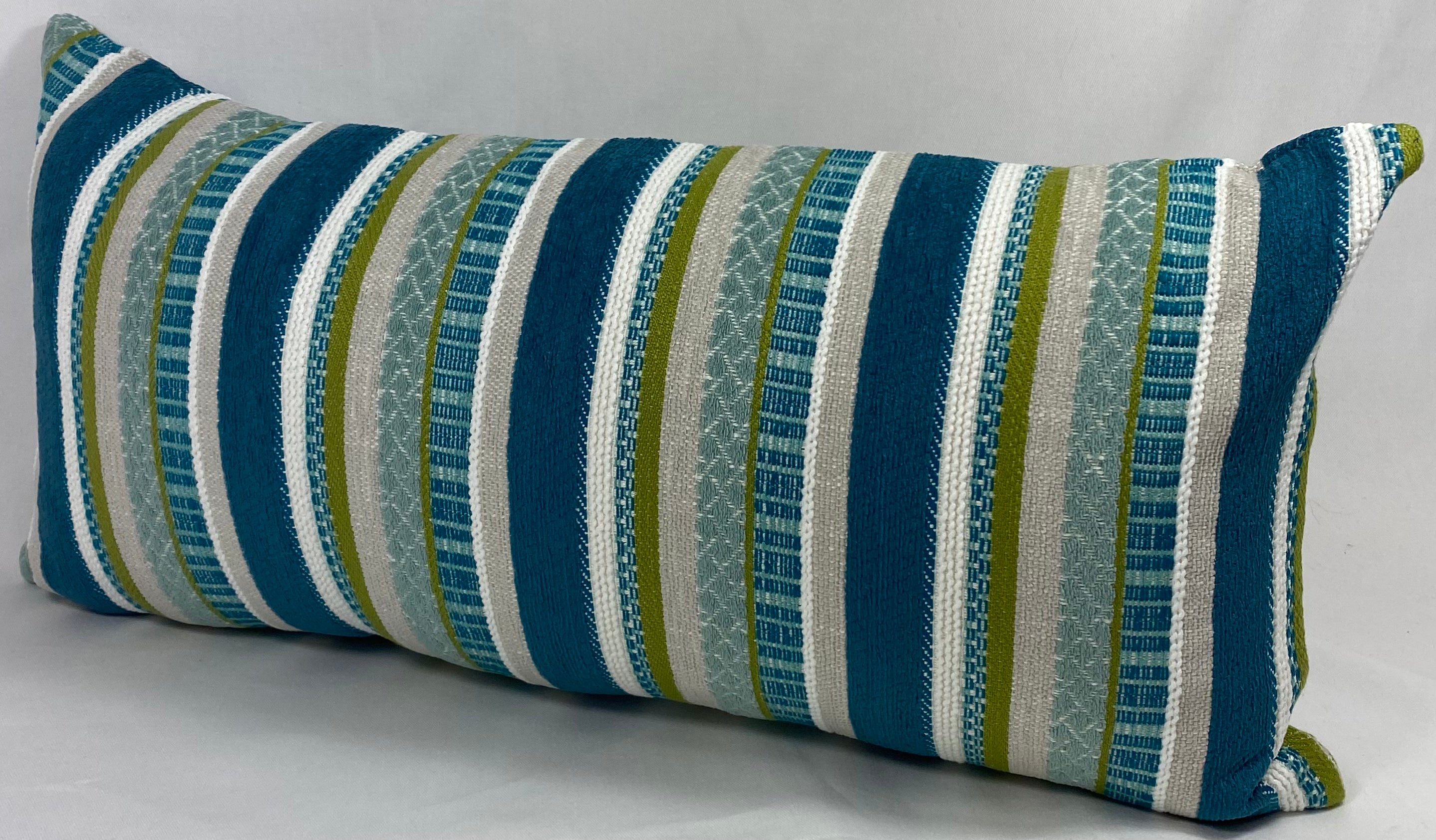 Luxury Outdoor Lumbar Pillow – 22" × 12" – Oriana Tahiti
