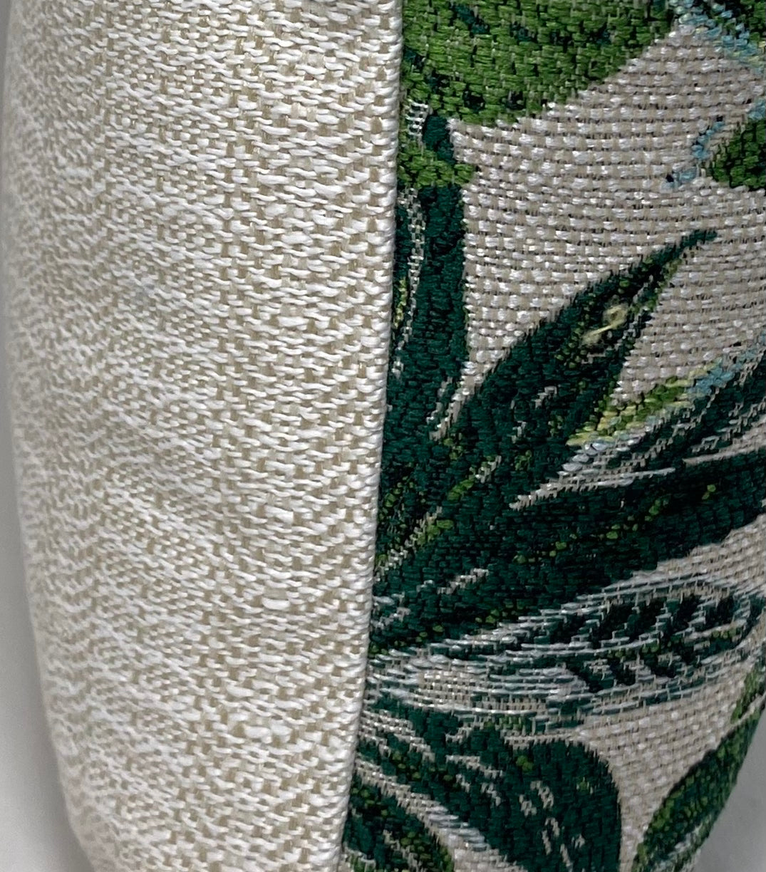 Luxury Outdoor Lumbar Pillow – 22" × 12" – Rain Forest Green