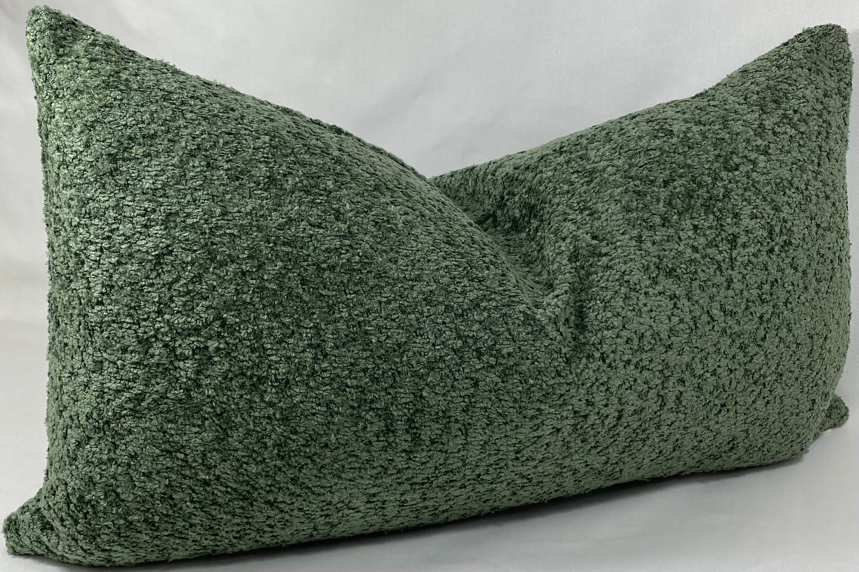 Luxury Lumbar Pillow – 24" × 14" – Snuggle Moss