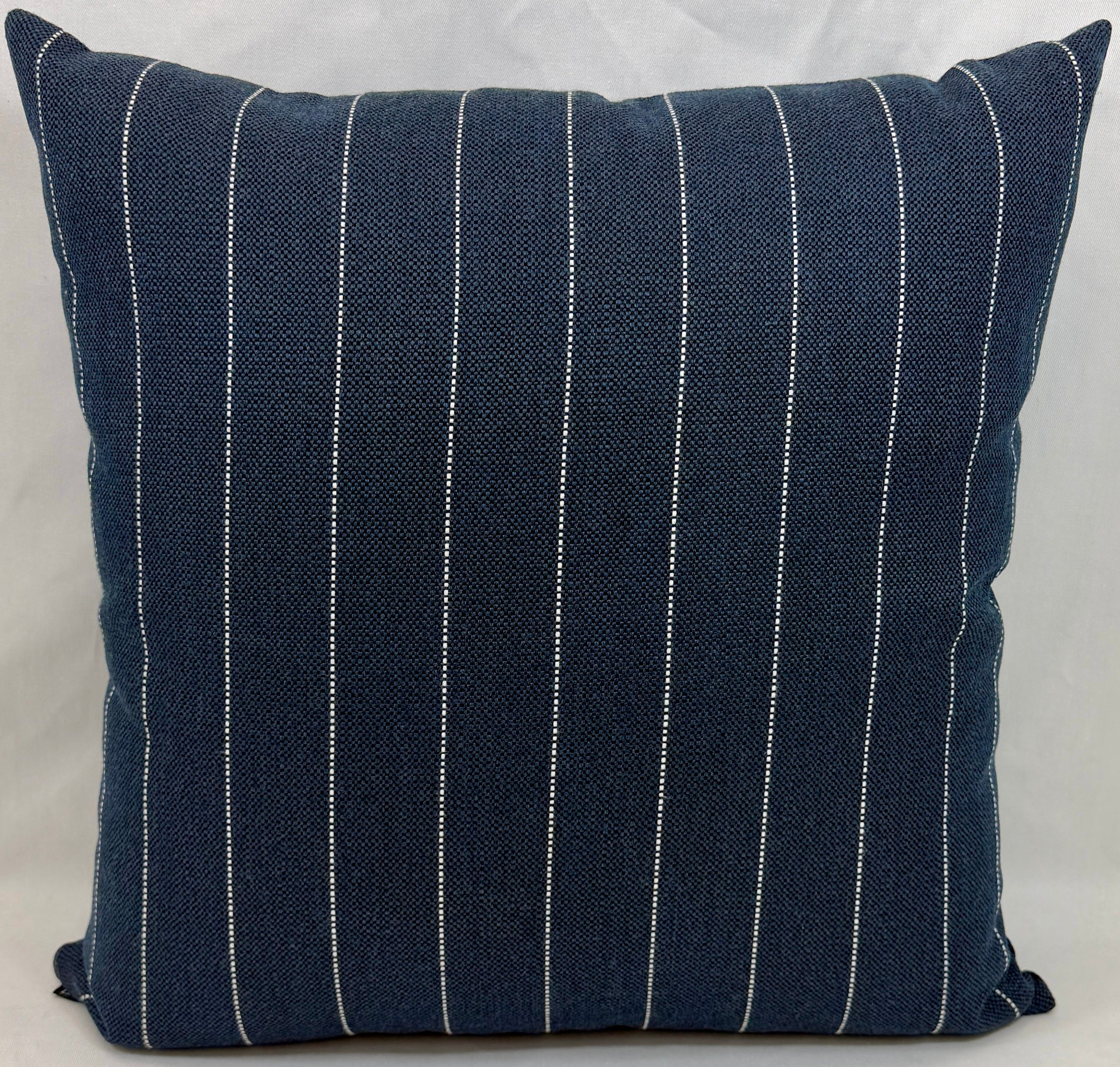 Luxury Outdoor Pillow – 22" × 22" – Malibu Indigo
