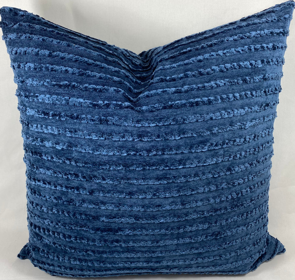 Luxury Pillow – 24" × 24" – Keaton Indigo