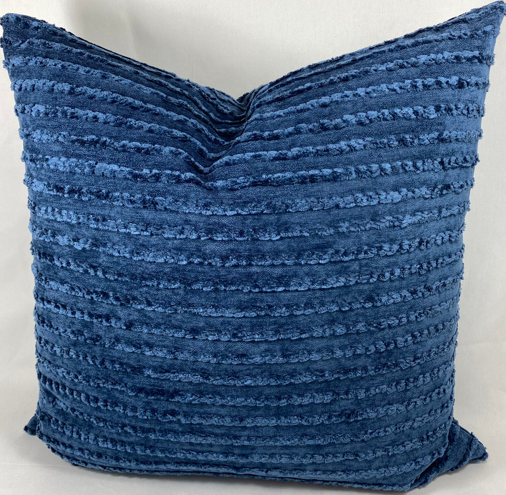 Luxury Pillow – 24" × 24" – Keaton Indigo