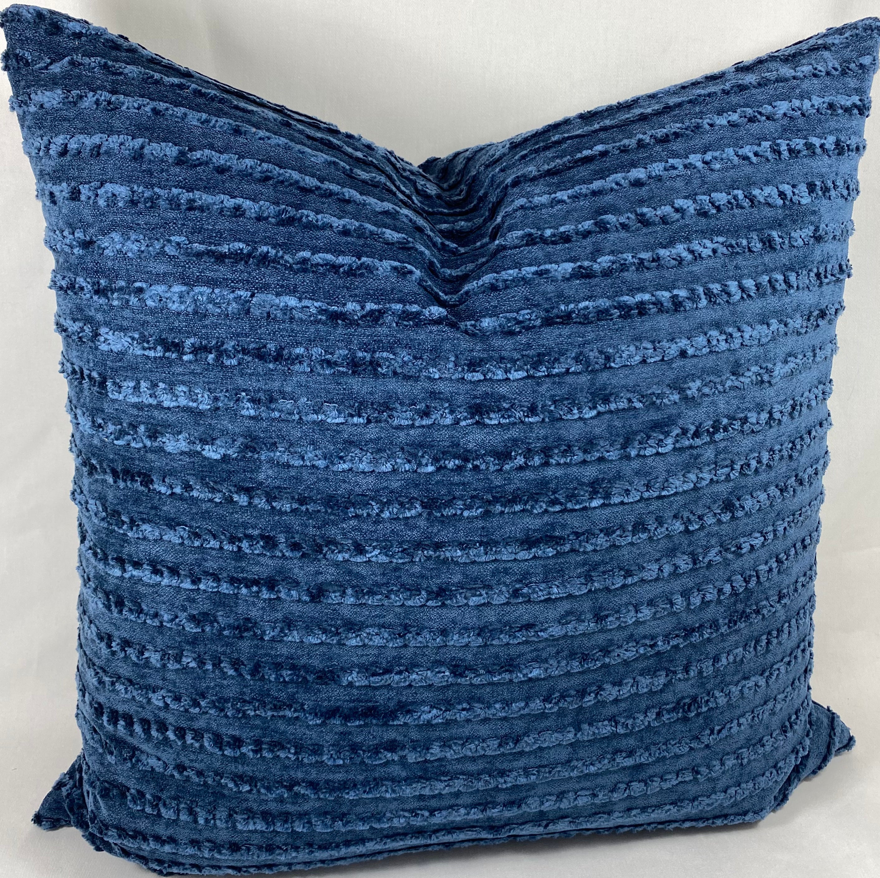 Luxury Pillow – 24" × 24" – Keaton Indigo