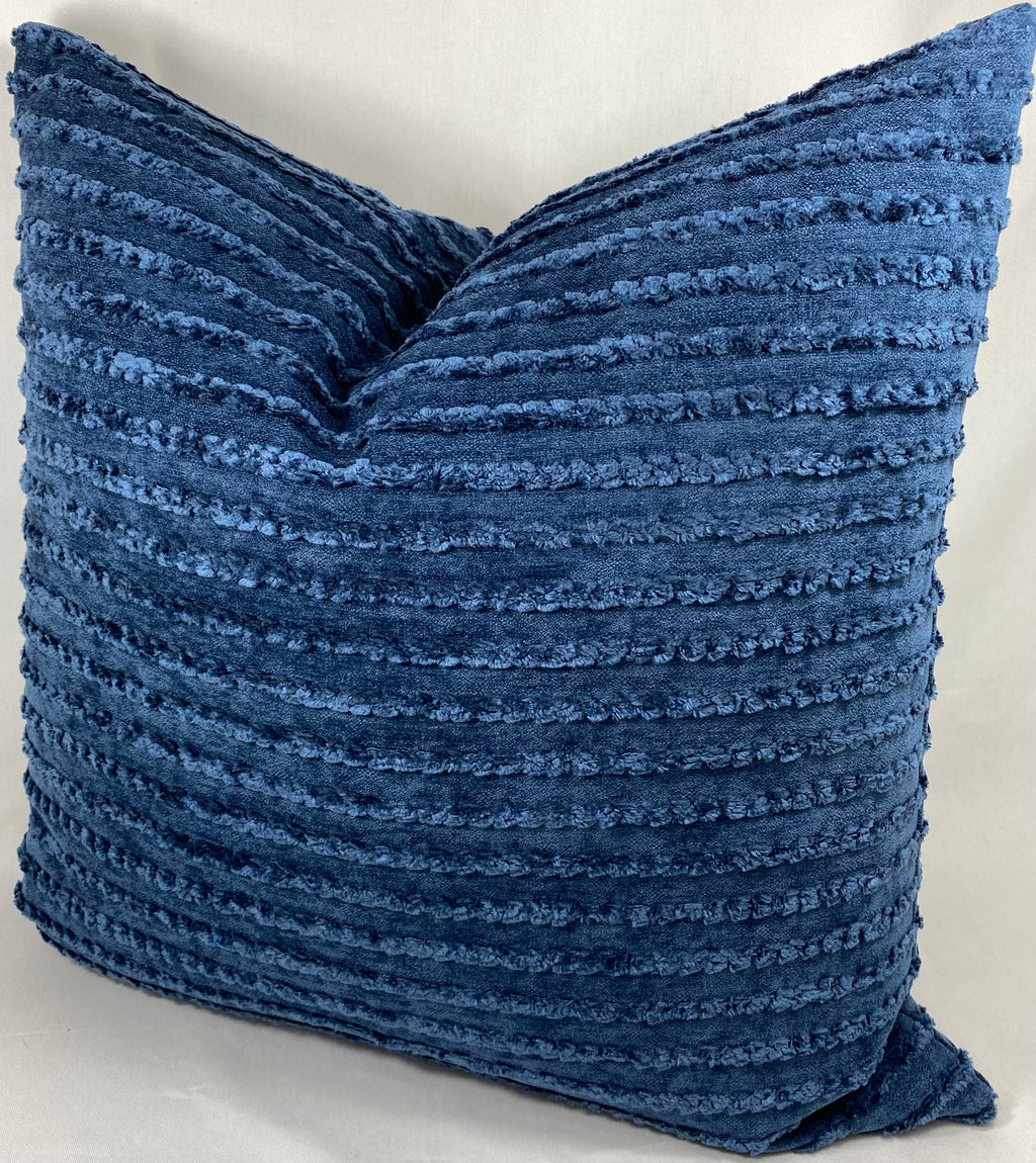 Luxury Pillow – 24" × 24" – Keaton Indigo