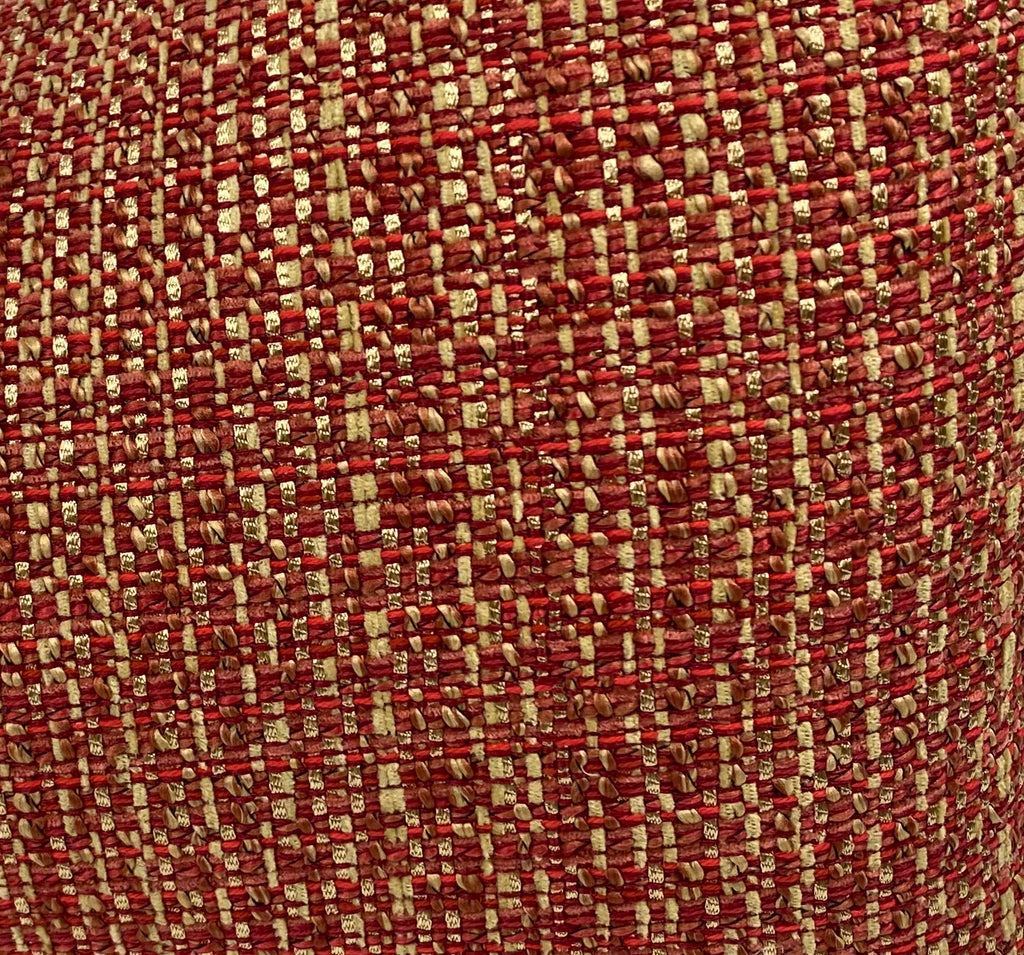 Luxury Lumbar Pillow – 24" × 14" – Jackie O Cinnabar