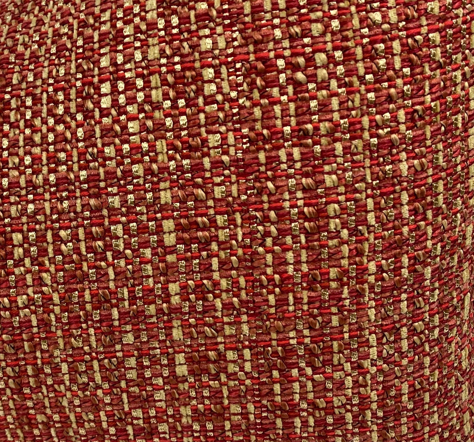 Luxury Lumbar Pillow – 24" × 14" – Jackie O Cinnabar