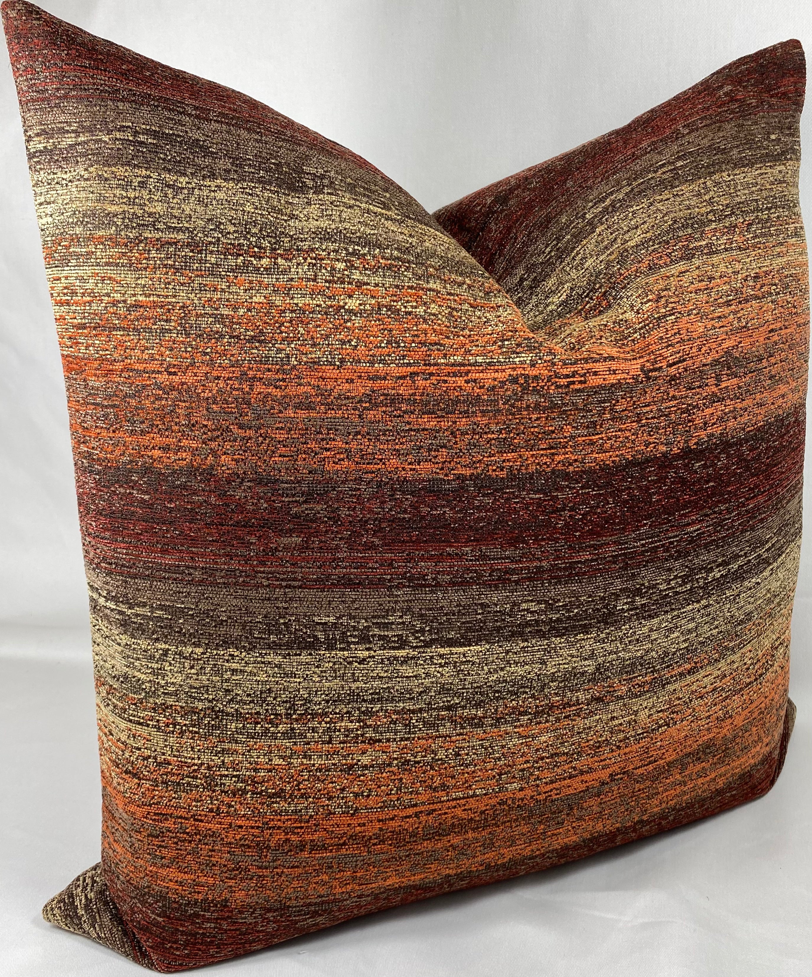 Luxury Pillow – 24" × 24" – Landscape Spice