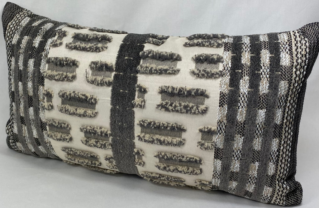 Luxury Outdoor Lumbar Pillow – 22" × 12" – Tanza