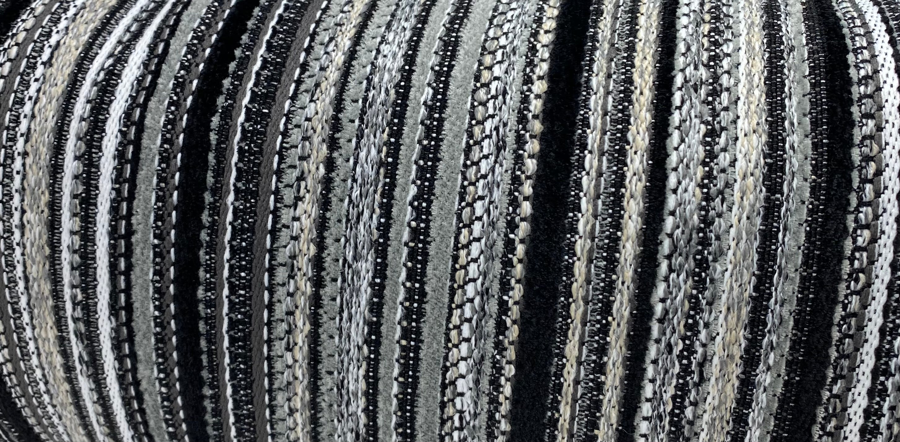 Luxury Outdoor Lumbar Pillow – 22" × 22" – Peerless Stripe