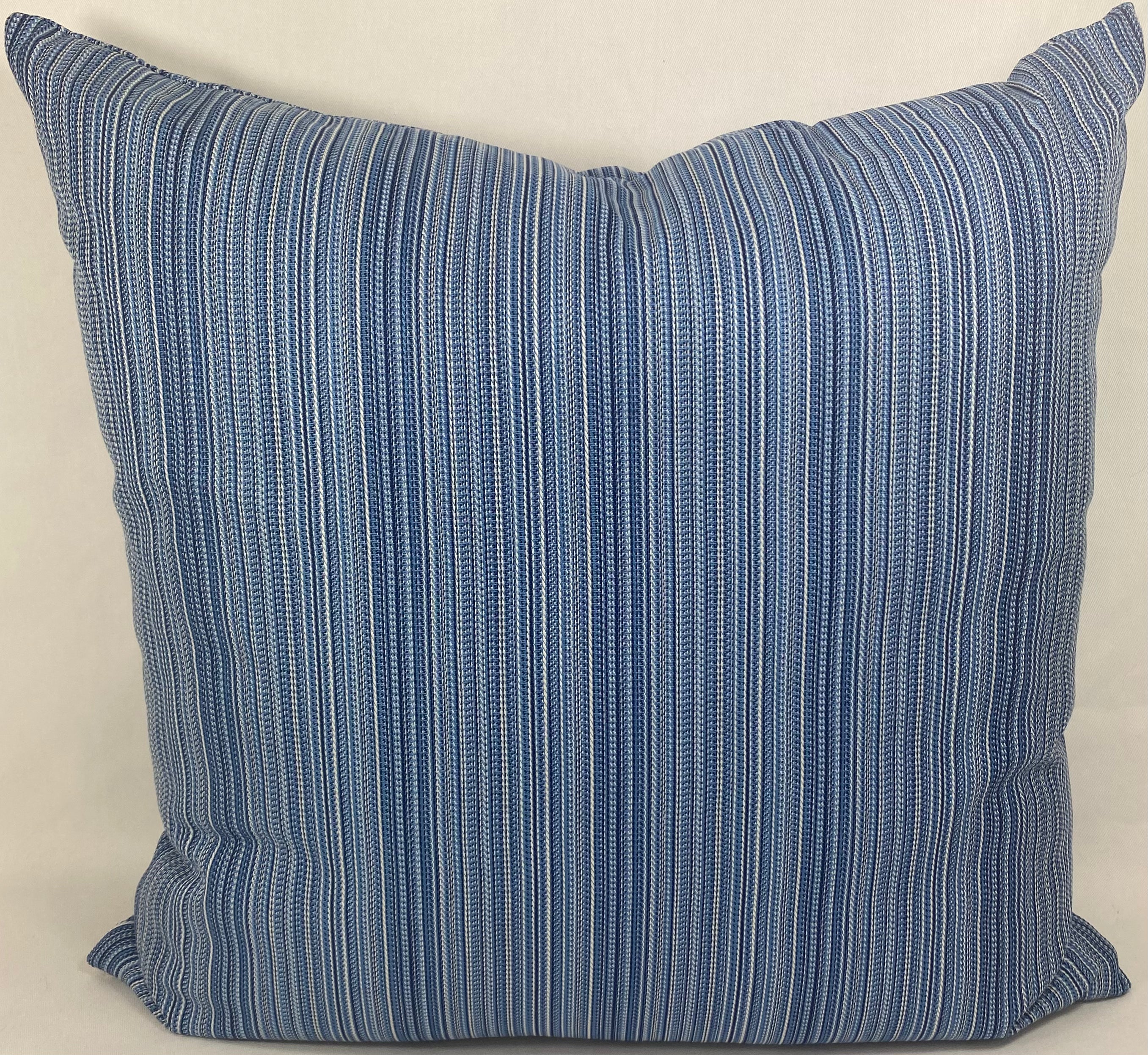 Luxury Outdoor Pillow – 24" × 24" – Jinga Blue