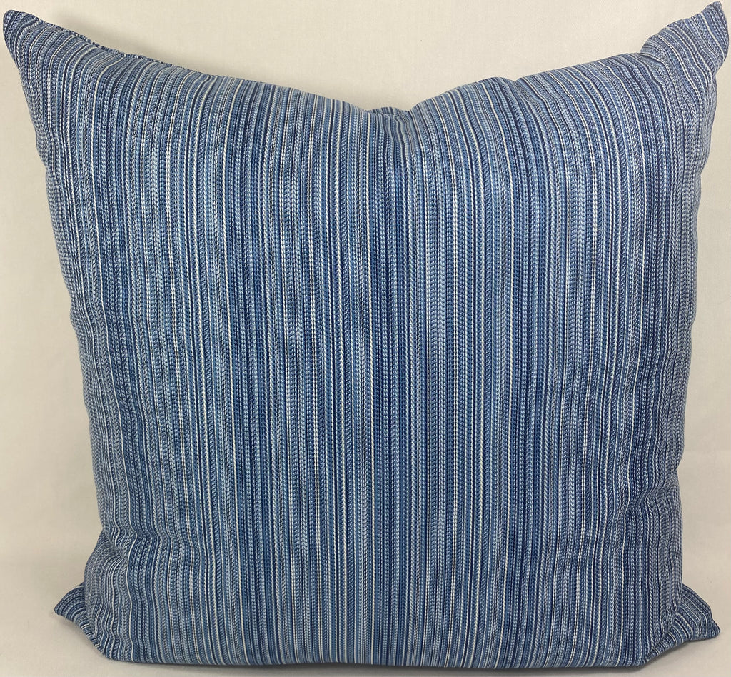 Luxury Outdoor Pillow – 24" × 24" – Jinga Blue