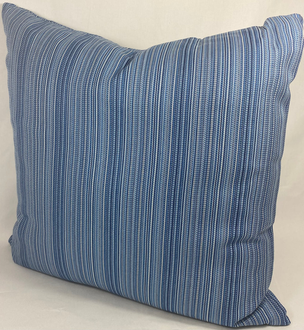 Luxury Outdoor Pillow – 24" × 24" – Jinga Blue