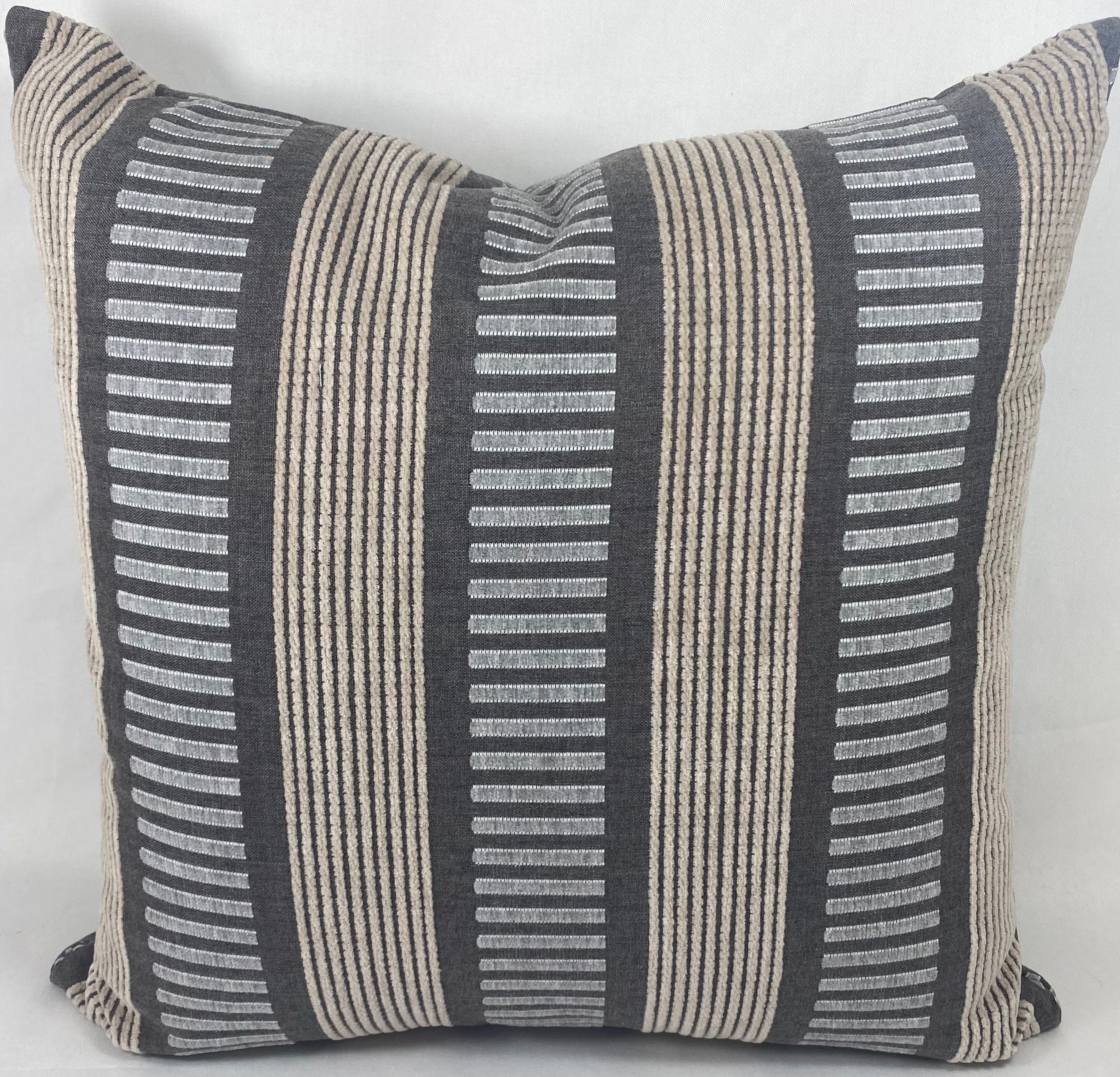 Luxury Outdoor Pillow – 22" × 22" – Sideline Stone