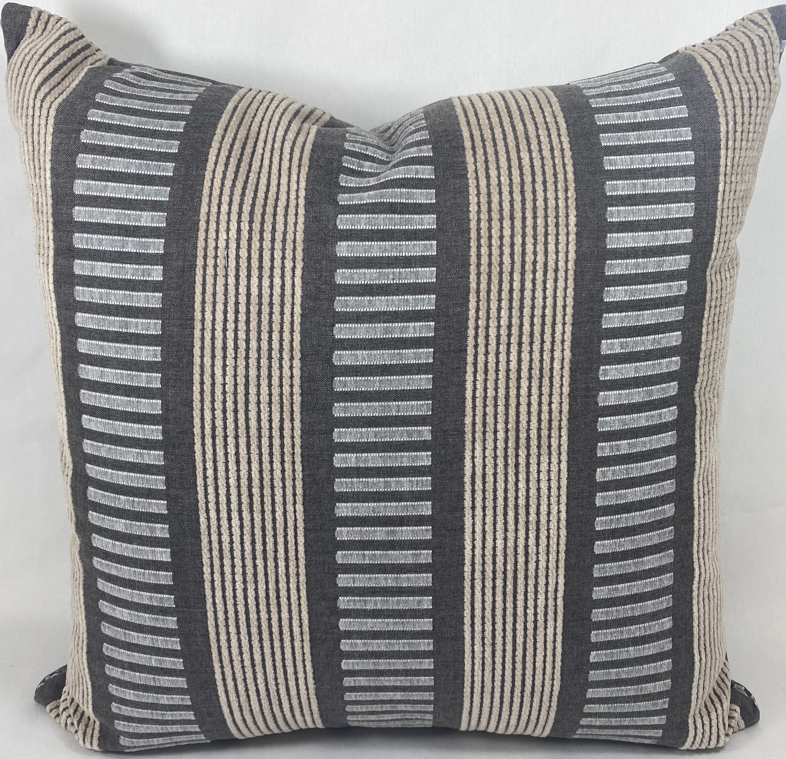 Luxury Outdoor Pillow – 22" × 22" – Sideline Stone