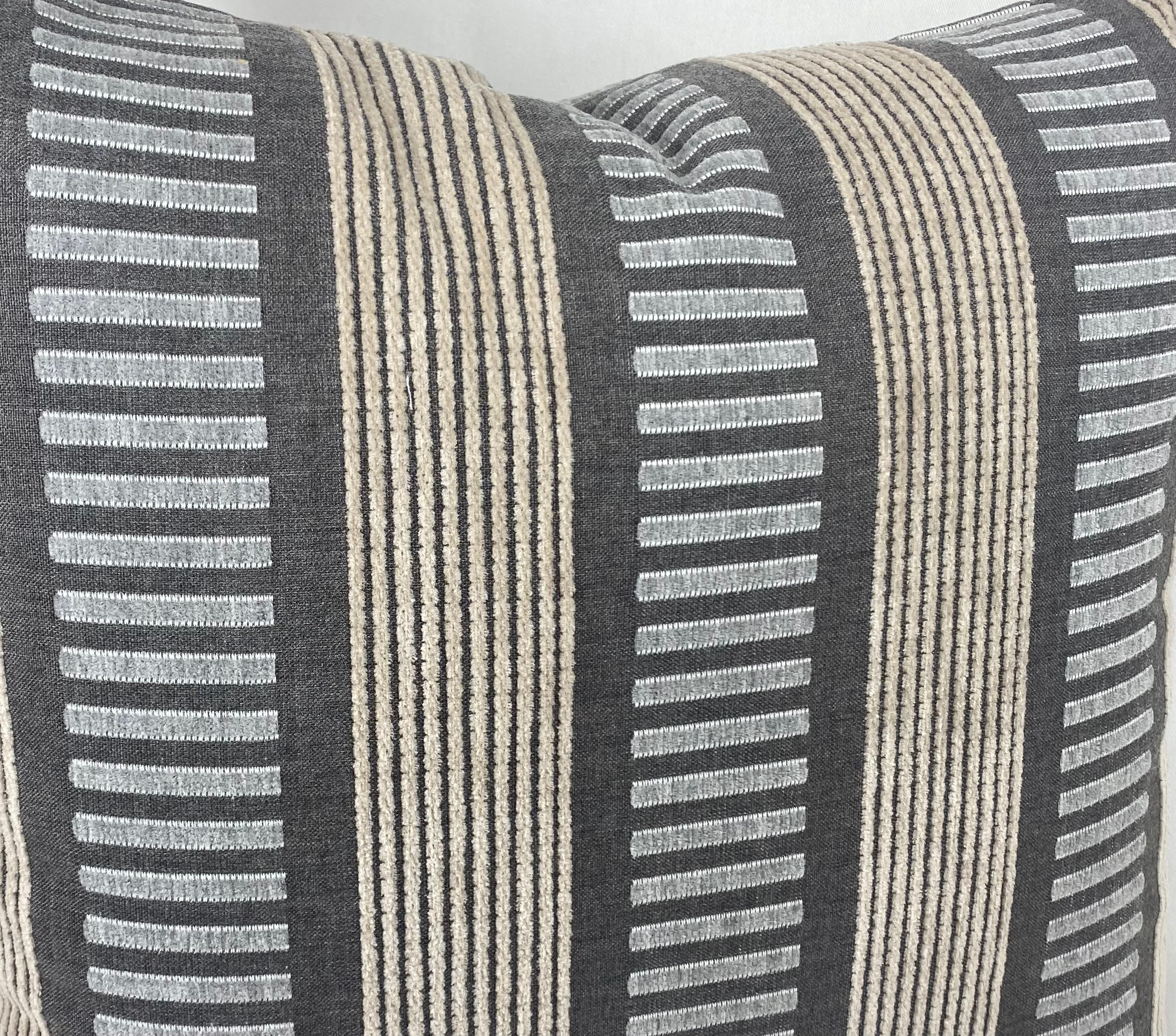 Luxury Outdoor Pillow – 22" × 22" – Sideline Stone