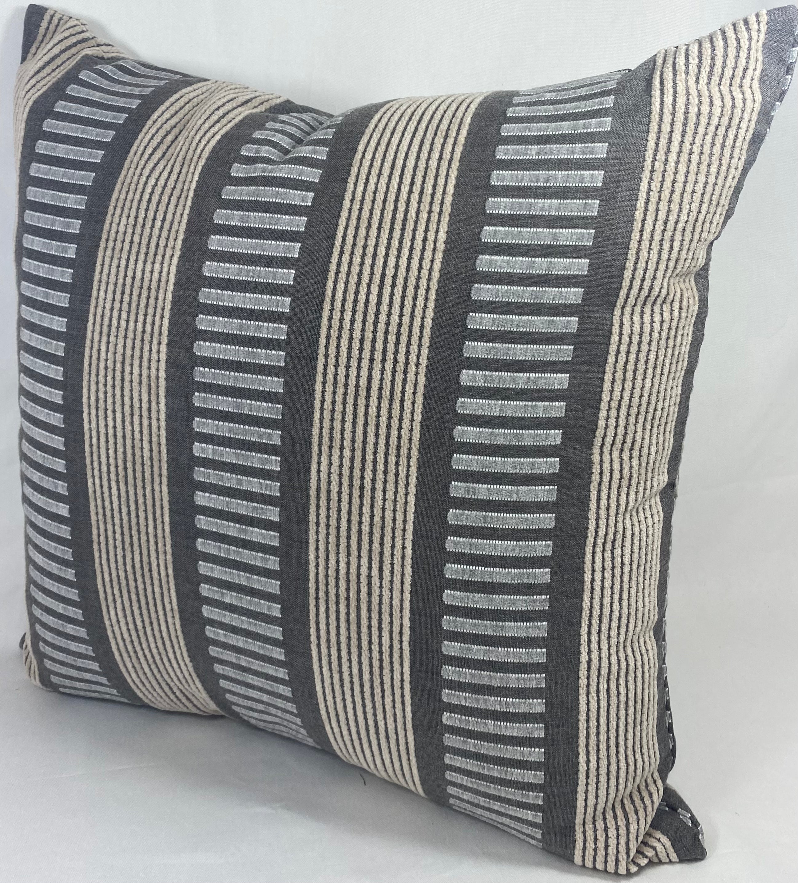 Luxury Outdoor Pillow – 22" × 22" – Sideline Stone