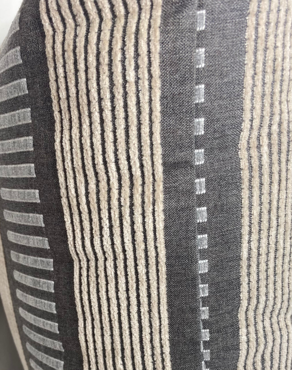 Luxury Outdoor Pillow – 22" × 22" – Sideline Stone