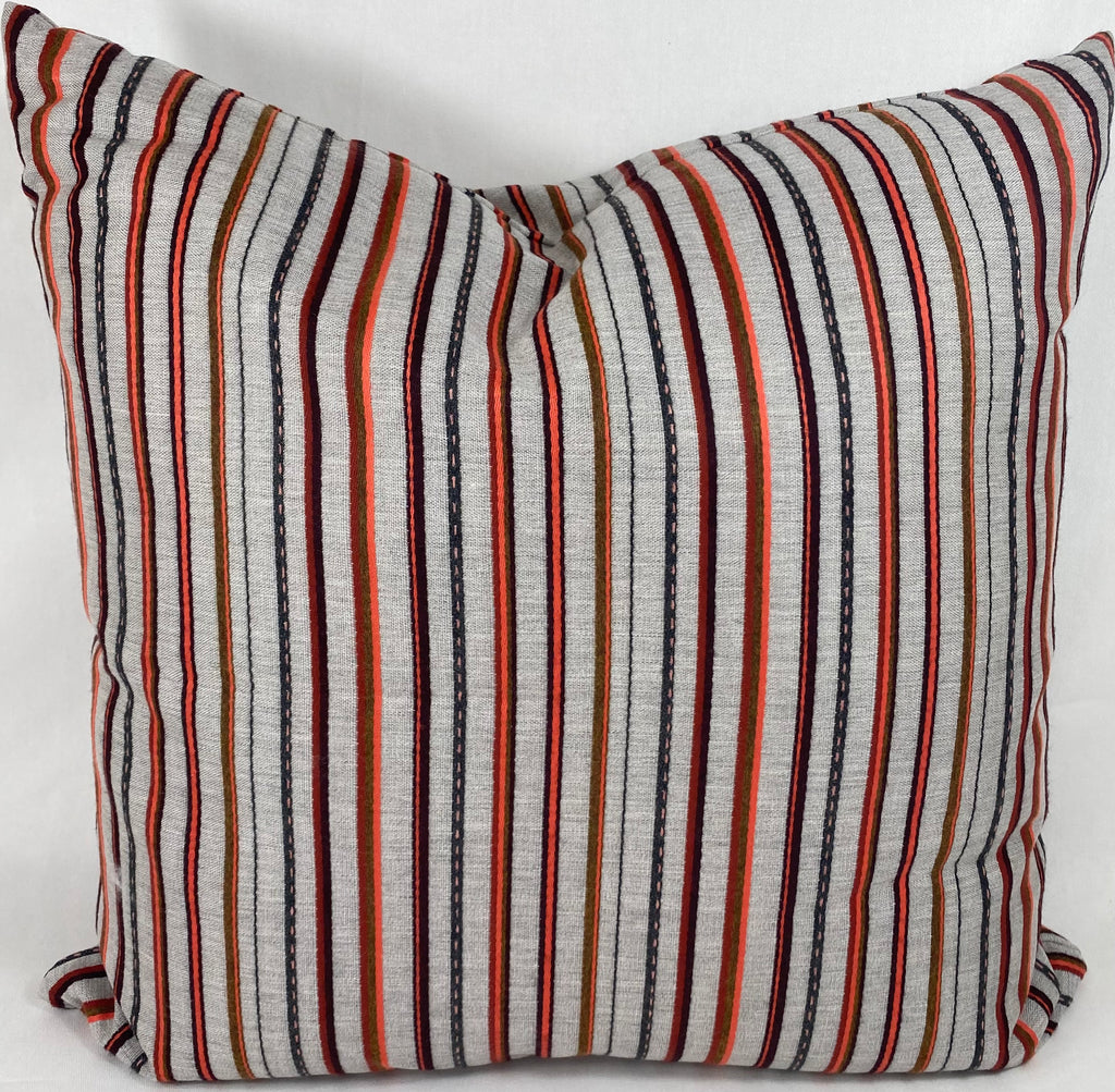 Luxury Outdoor Pillow – 22" × 22" – Cullen Garnet