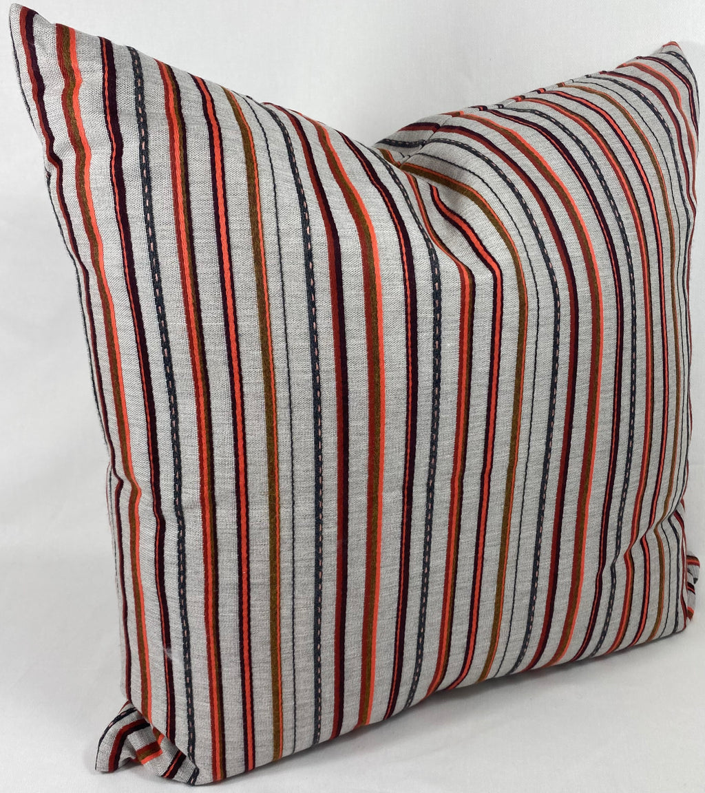 Luxury Outdoor Pillow – 22" × 22" – Cullen Garnet
