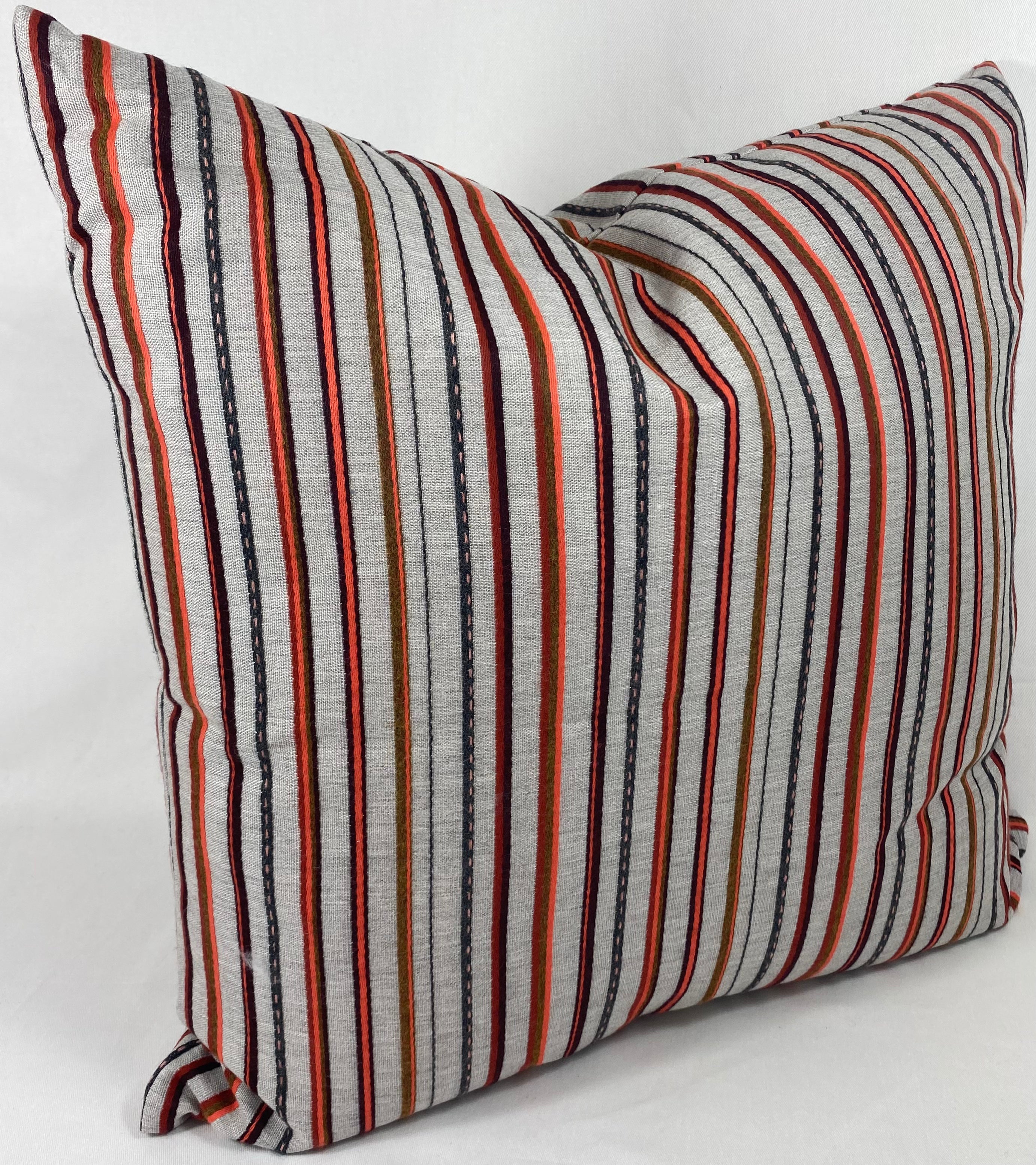 Luxury Outdoor Pillow – 22" × 22" – Cullen Garnet