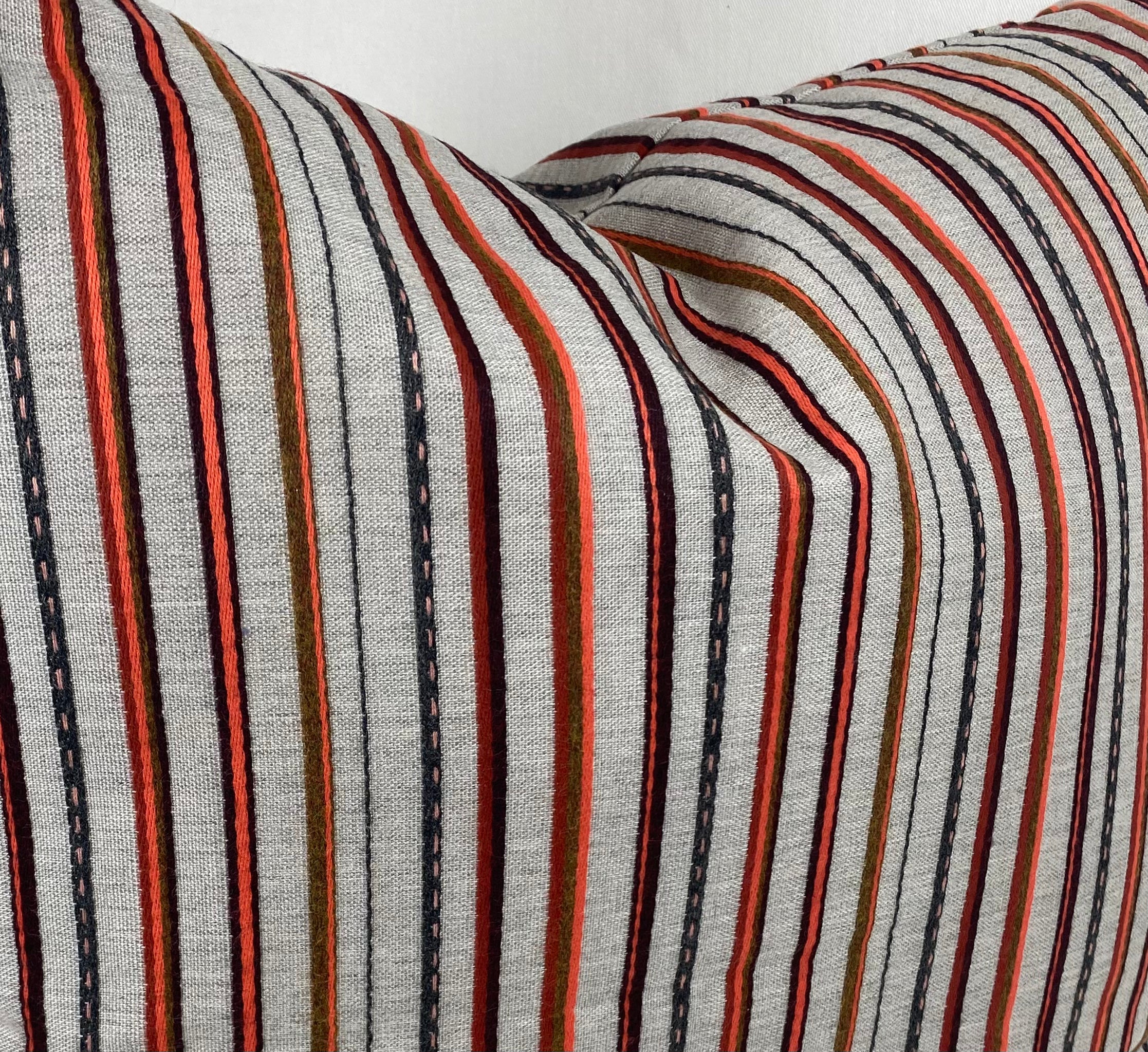 Luxury Outdoor Pillow – 22" × 22" – Cullen Garnet