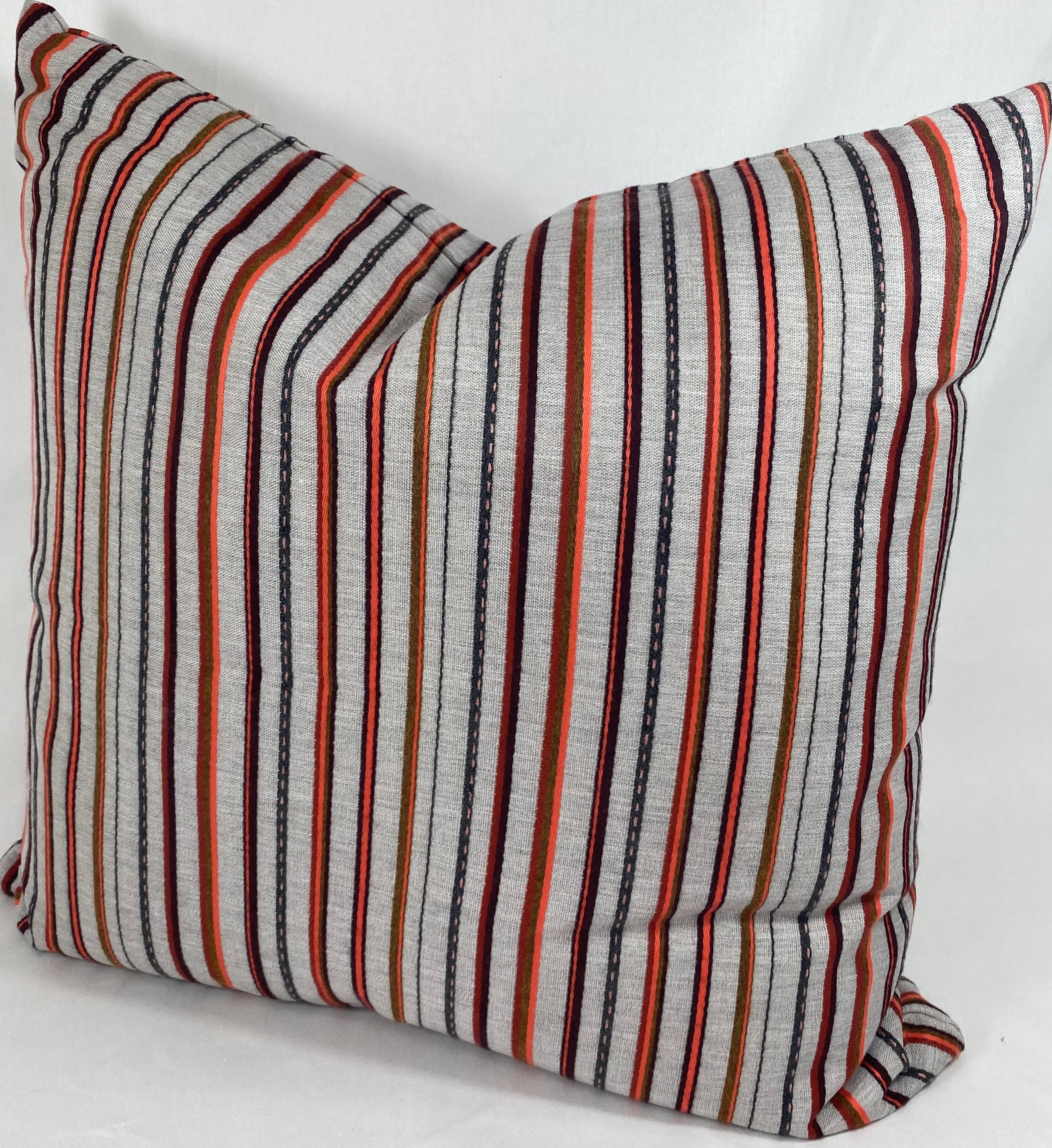 Luxury Outdoor Pillow – 22" × 22" – Cullen Garnet