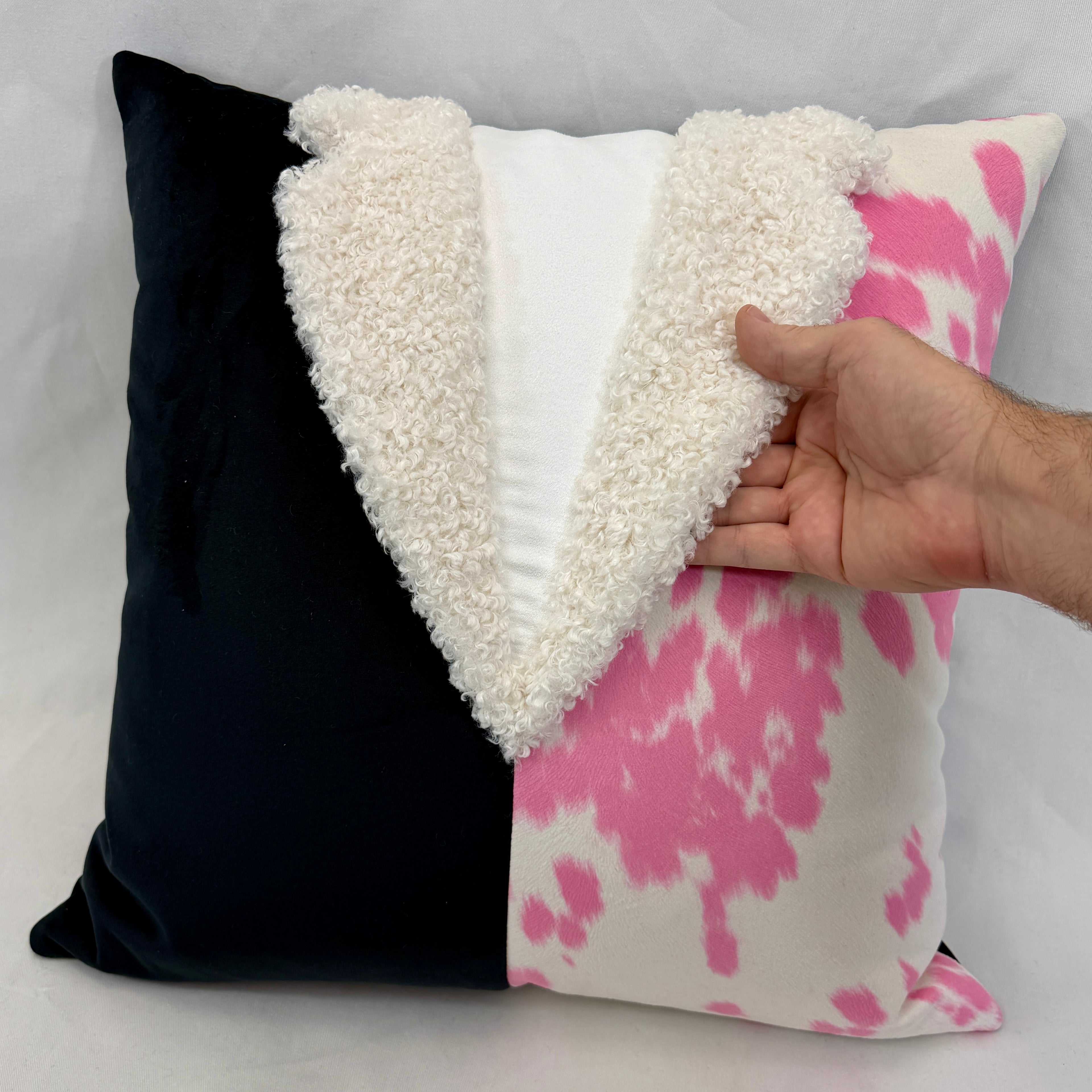 Pink Cowgirl #3 Tailored Pillow