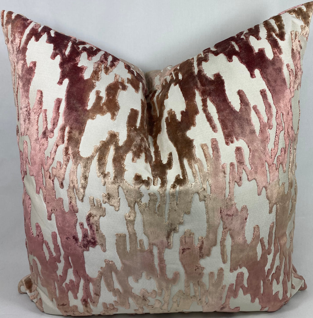Luxury Pillow – 24" × 24" – Jervis Blush