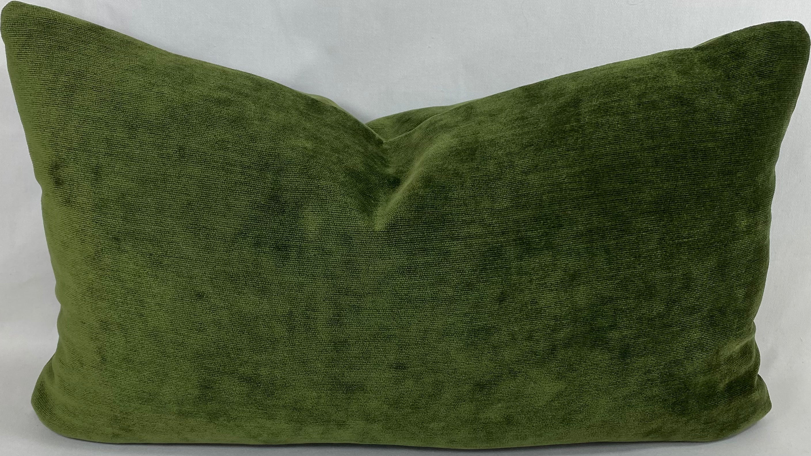 Luxury Lumbar Pillow – 24" × 14" – Olive Reserve