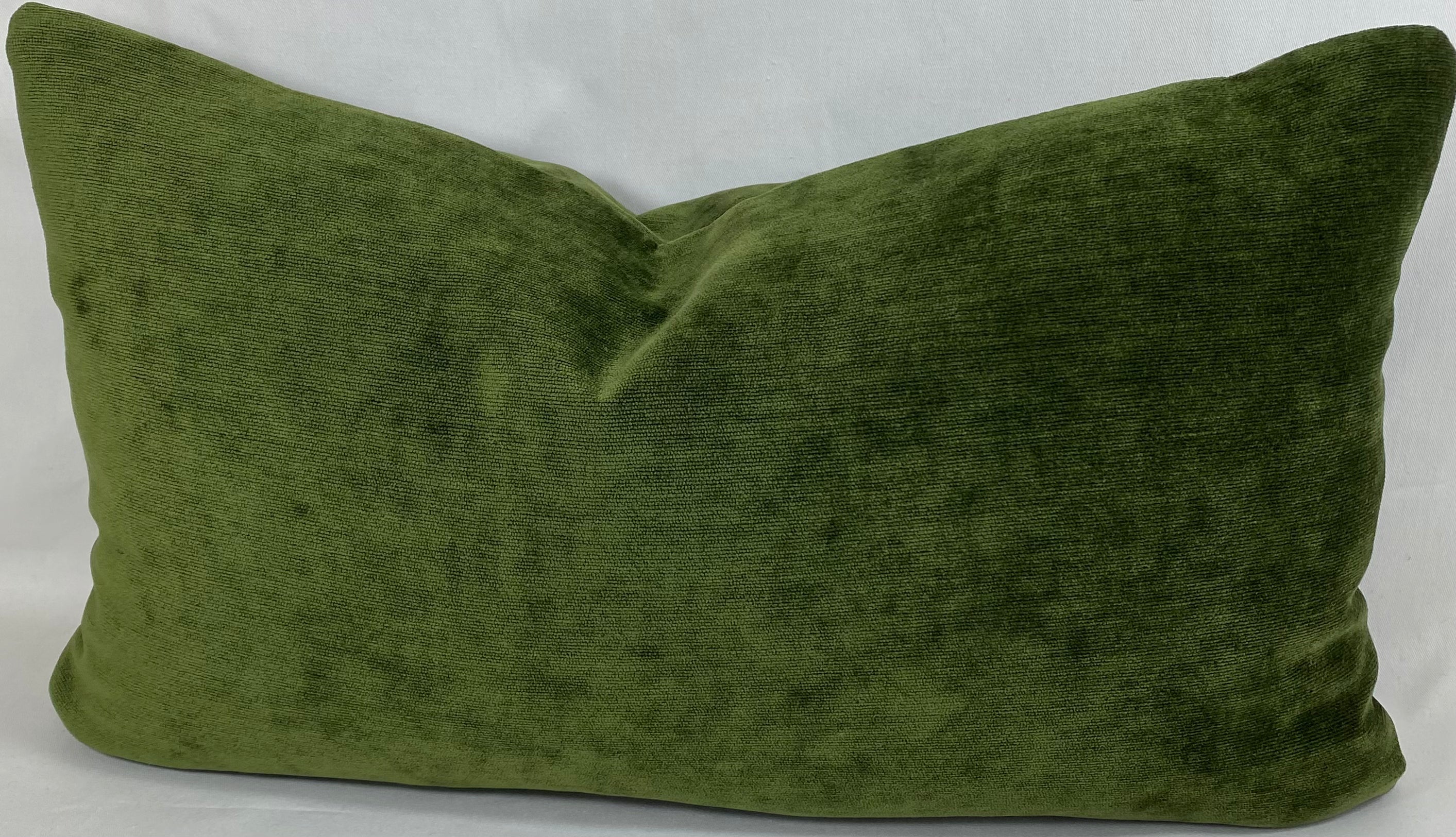 Luxury Lumbar Pillow – 24" × 14" – Olive Reserve