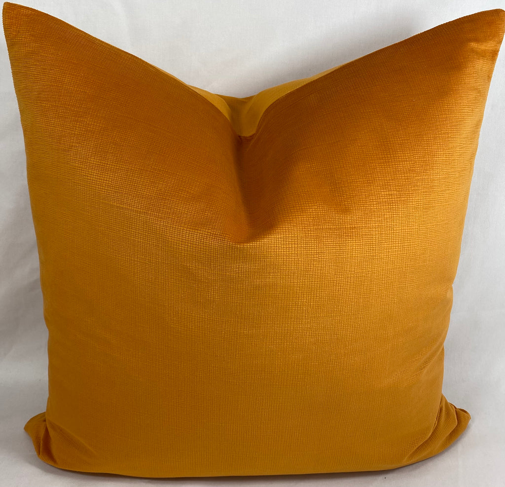 Luxury Pillow – 24" × 24" – Naval Orange