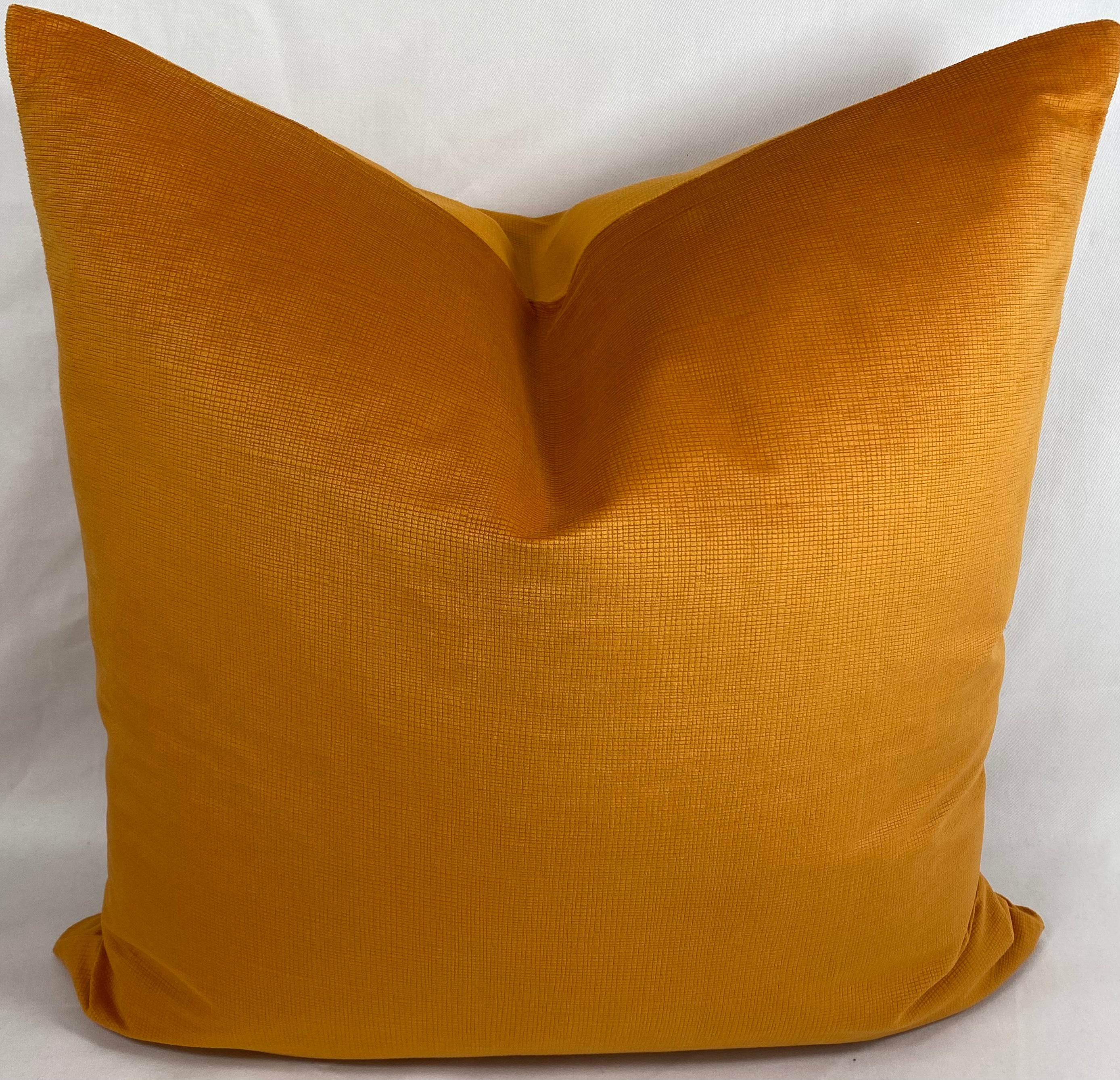Luxury Pillow – 24" × 24" – Naval Orange