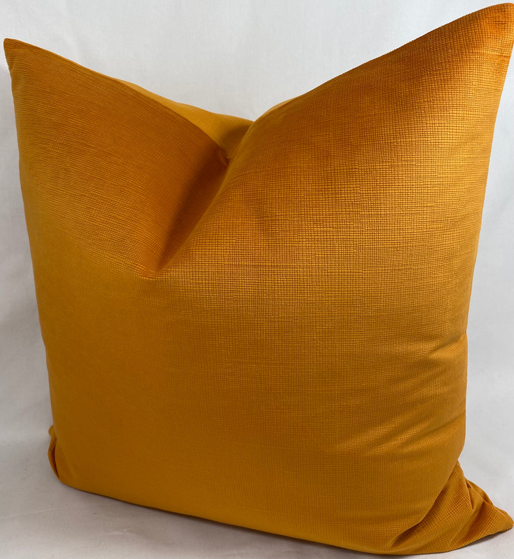 Luxury Pillow – 24" × 24" – Naval Orange