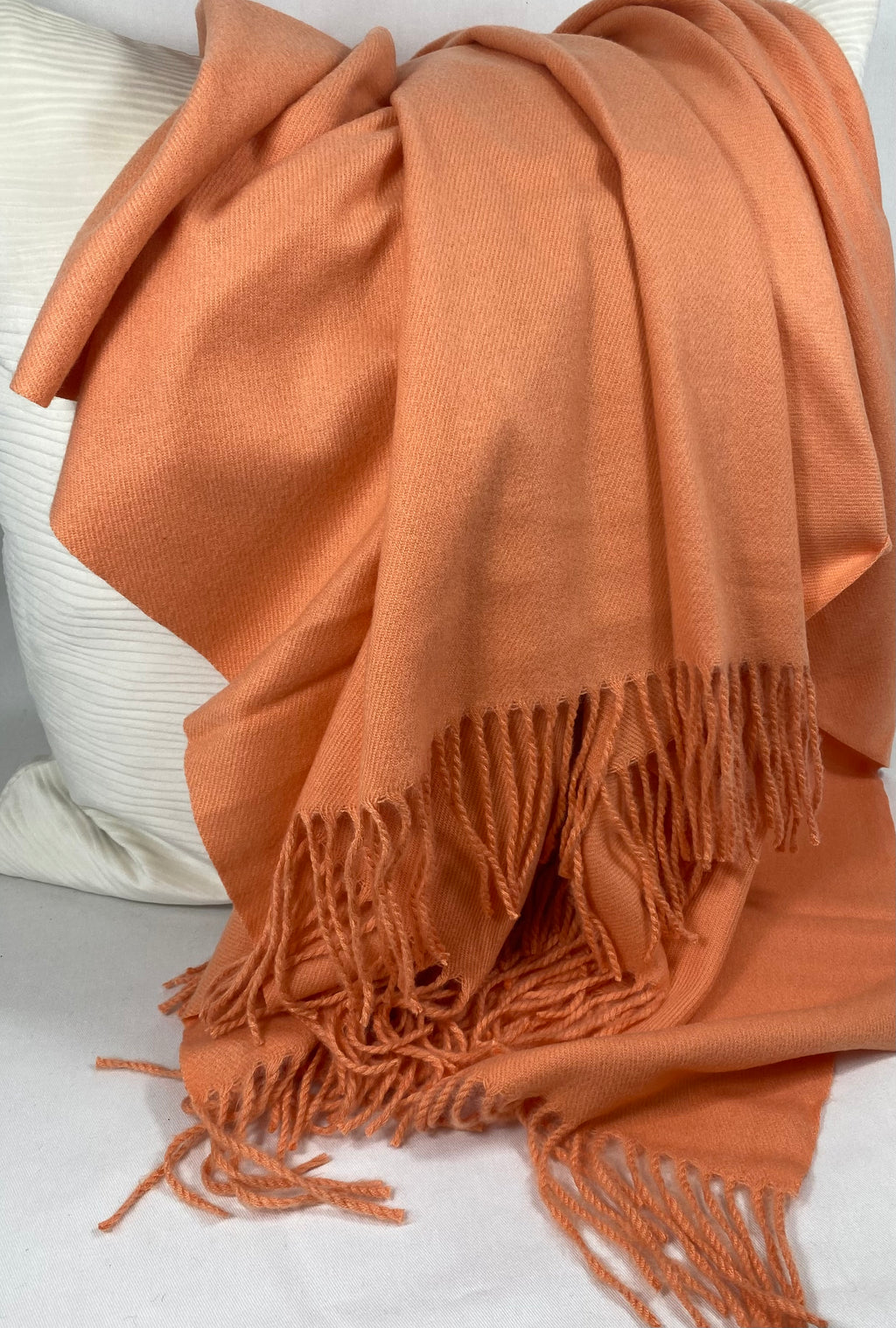 Luxury Throw – 50" × 68" – Edinburgh Melon