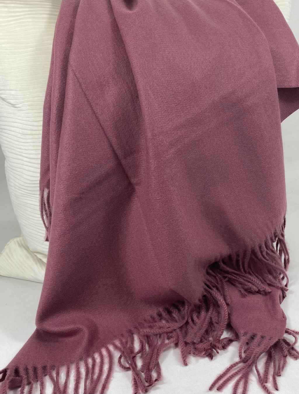 Luxury Throw – 50" × 68" – Edinburgh Crushed Berry