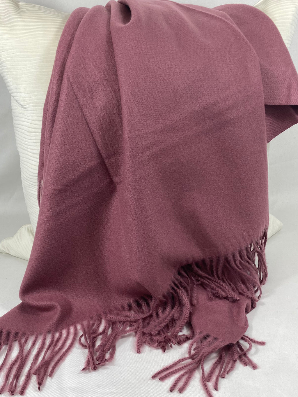 Luxury Throw – 50" × 68" – Edinburgh Crushed Berry