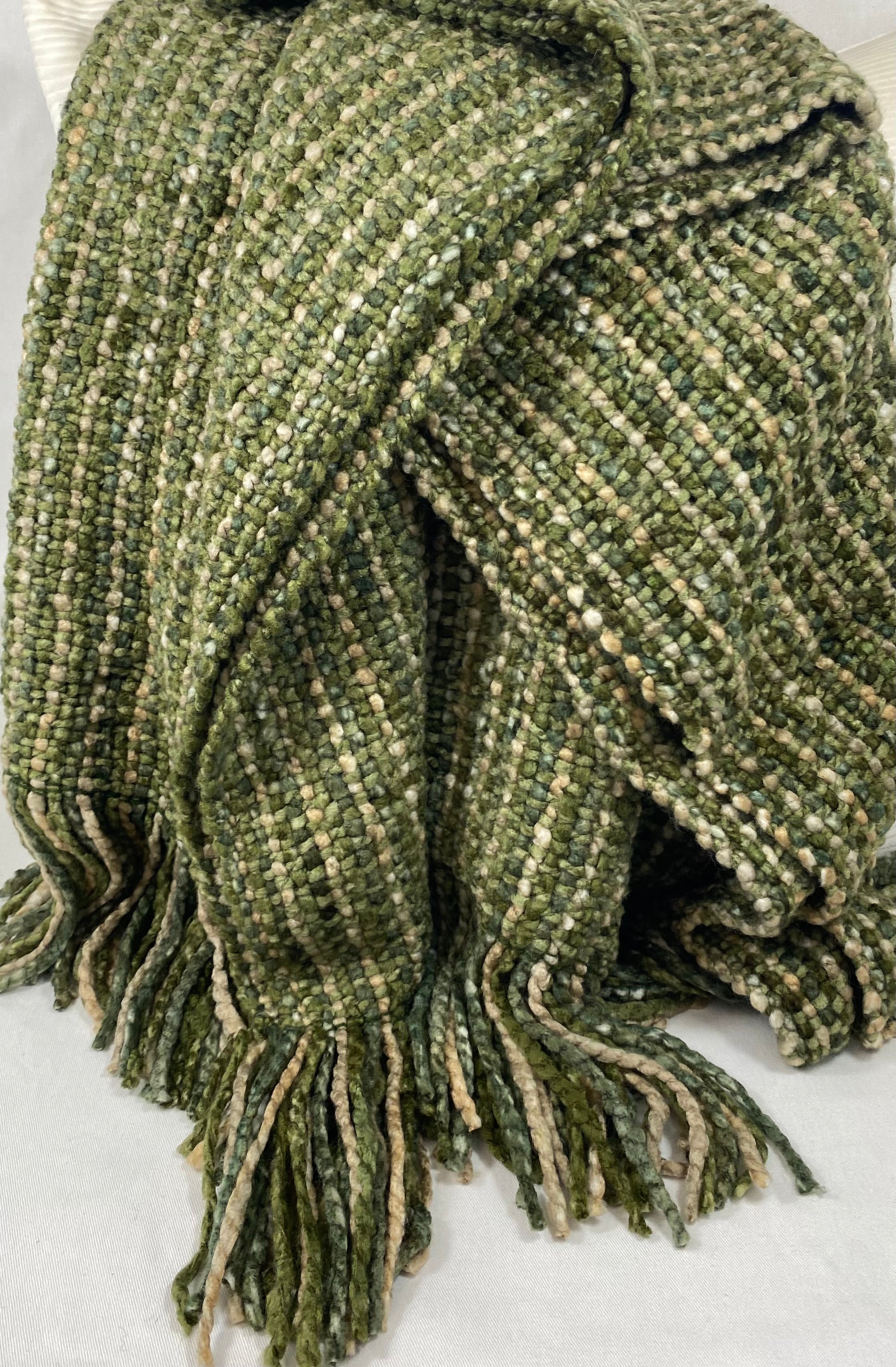 Luxury Throw – 40" × 70" – Stria Loden