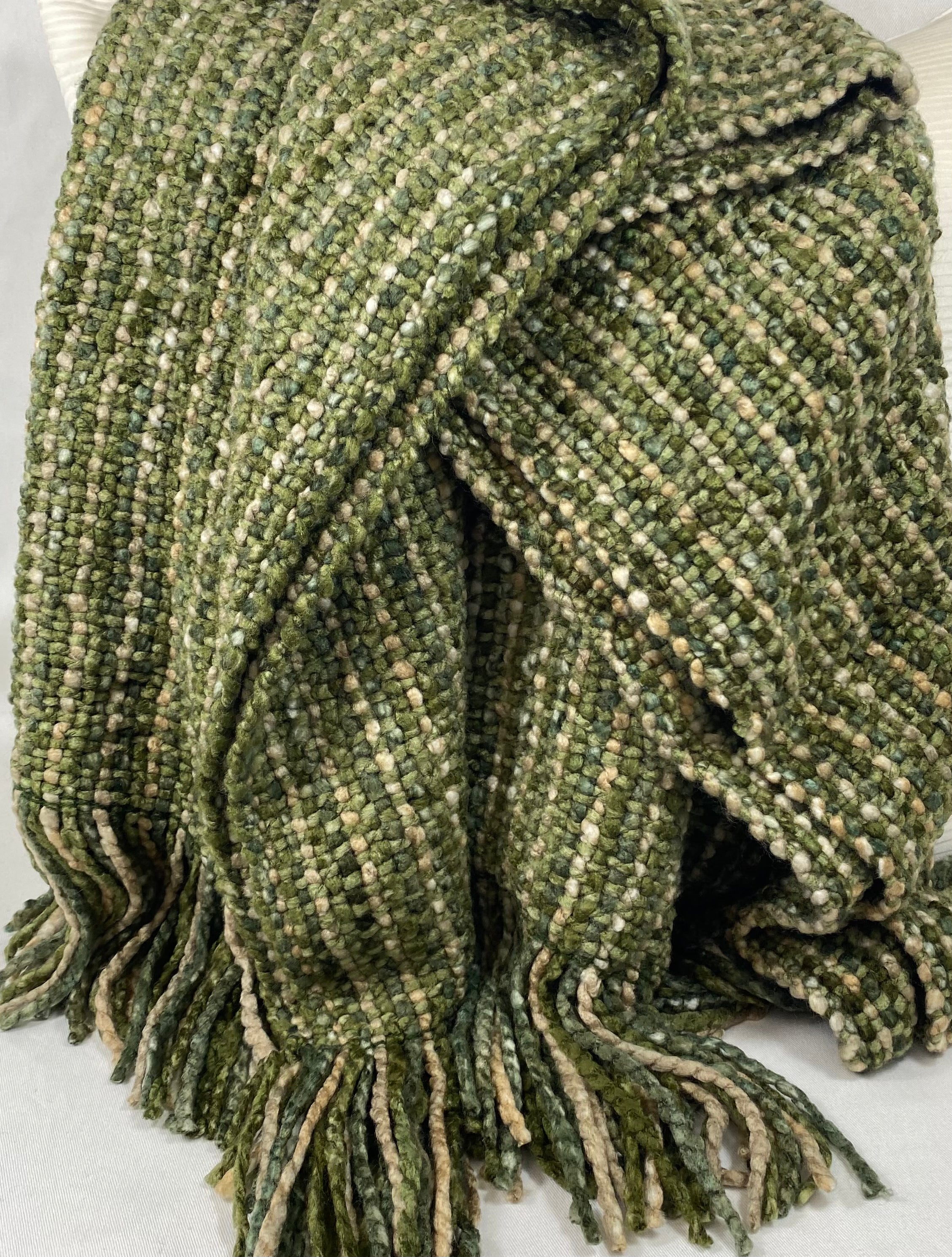 Luxury Throw – 40" × 70" – Stria Loden