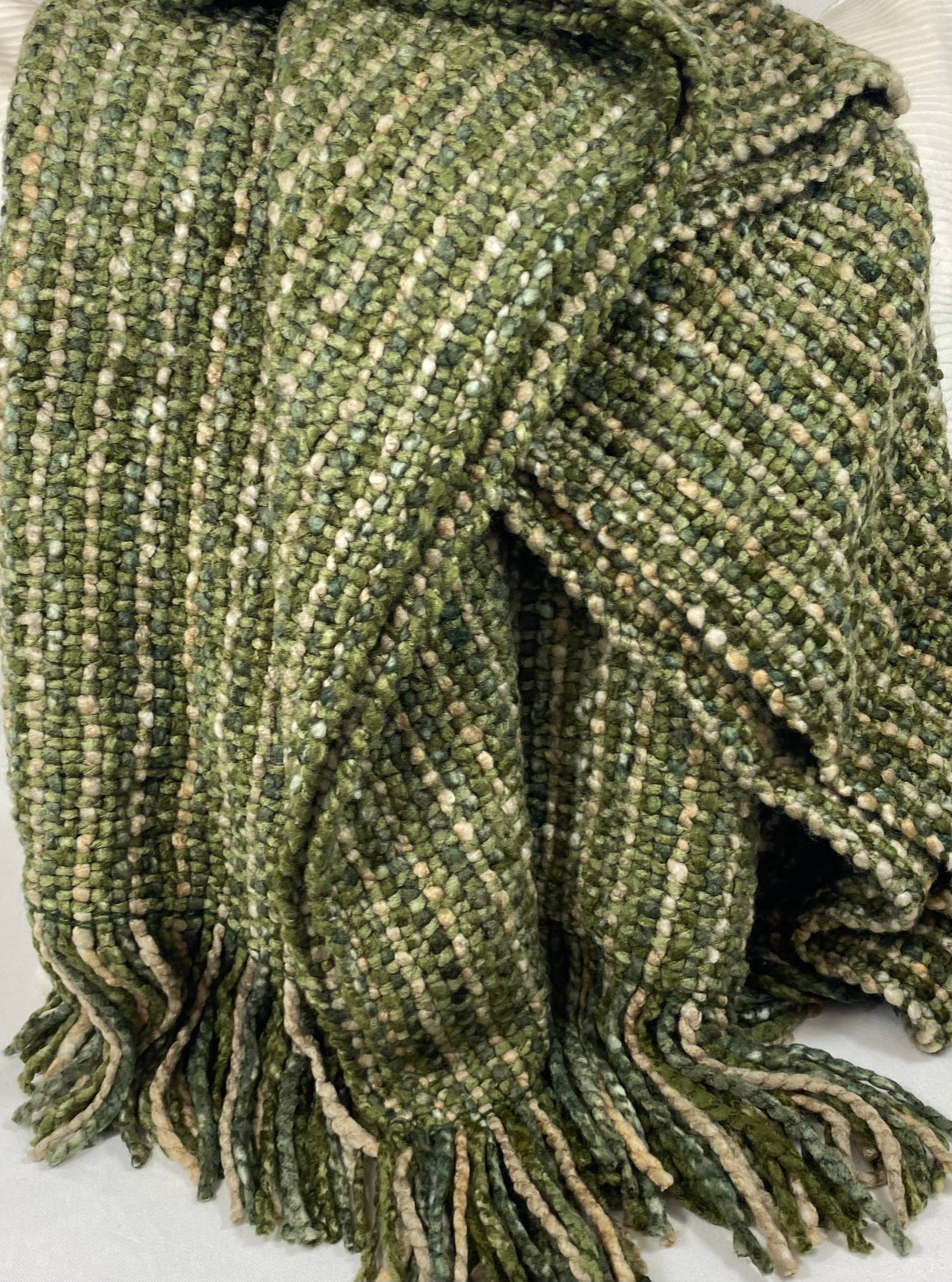 Luxury Throw – 40" × 70" – Stria Loden