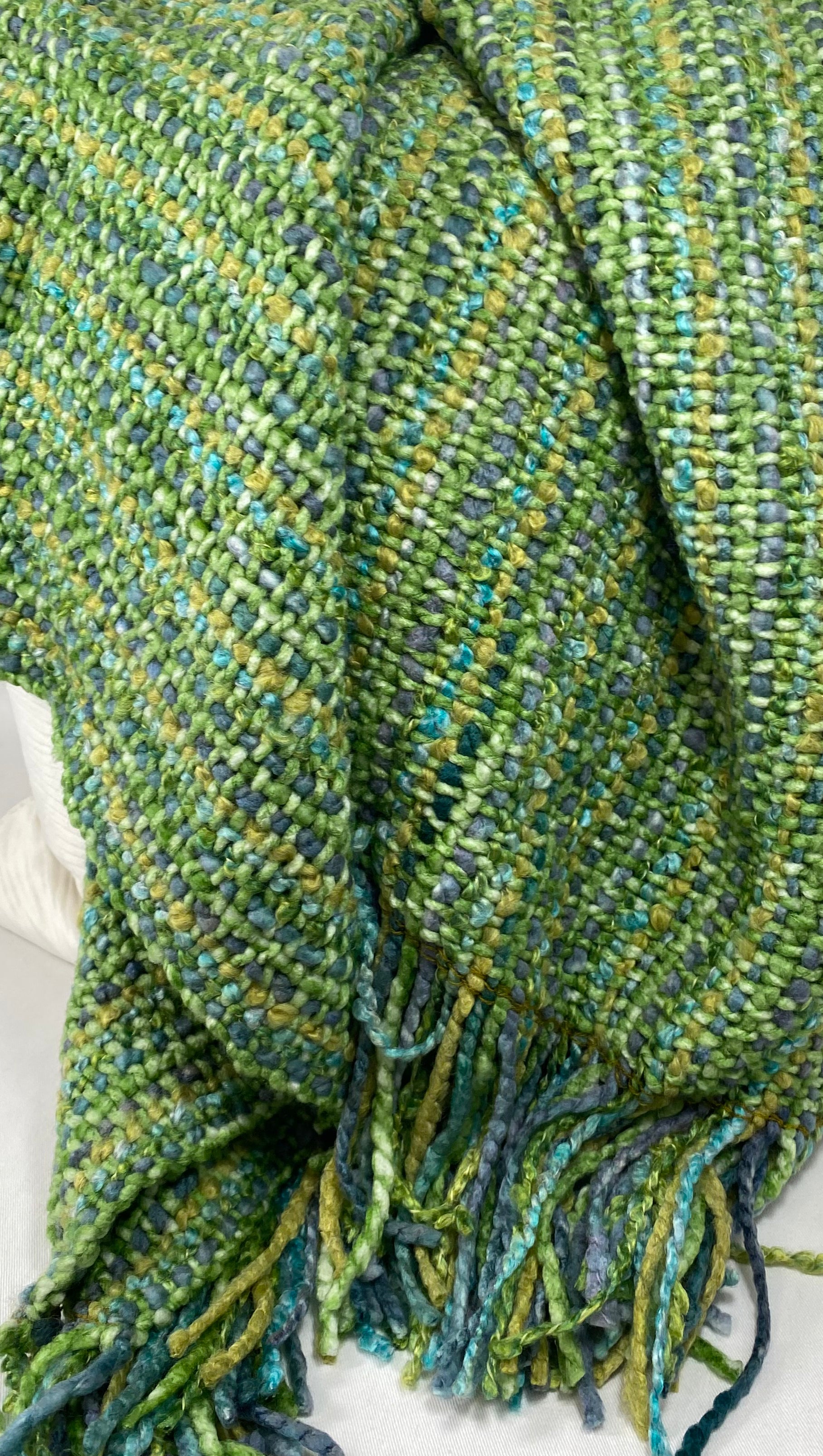 Luxury Throw – 40" × 70" – Stria Springtime