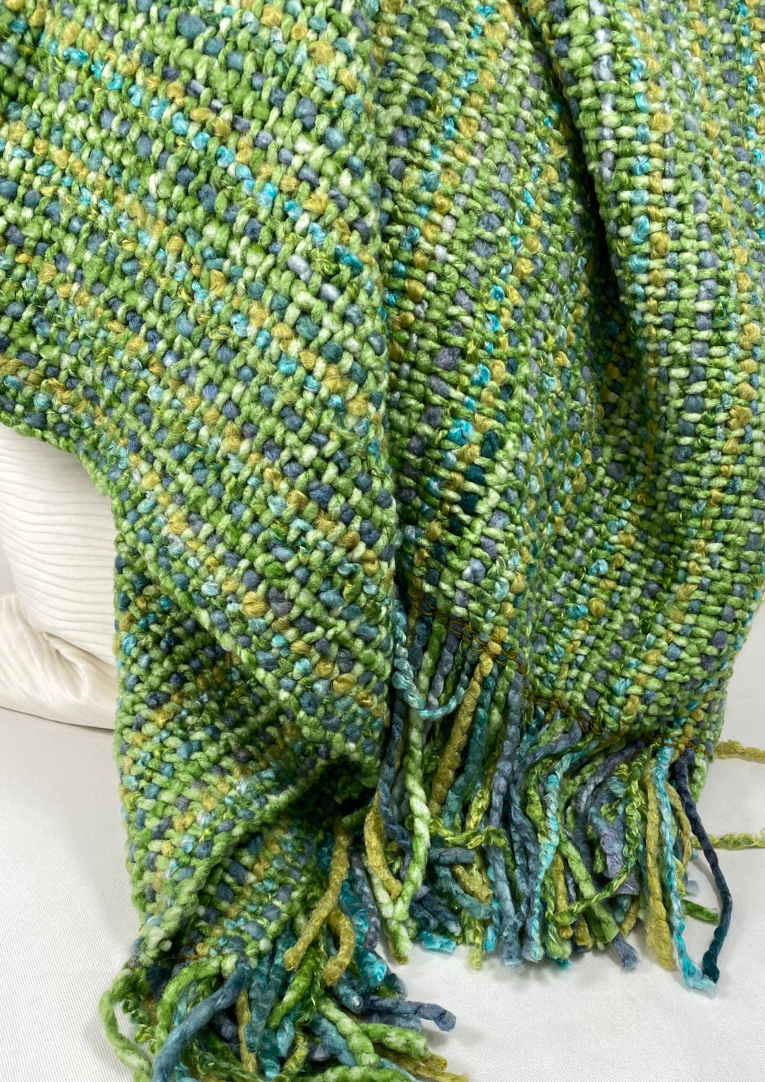 Luxury Throw – 40" × 70" – Stria Springtime