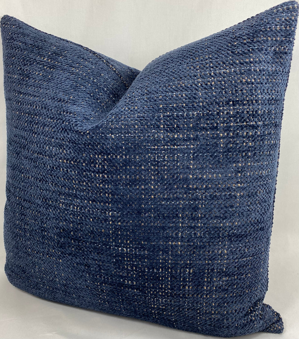 Luxury Pillow – 24" × 24" – Midnight Brass