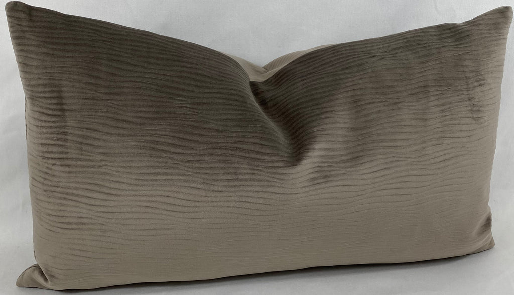 Luxury Lumbar Pillow – 24" × 14" – Stream Mushroom
