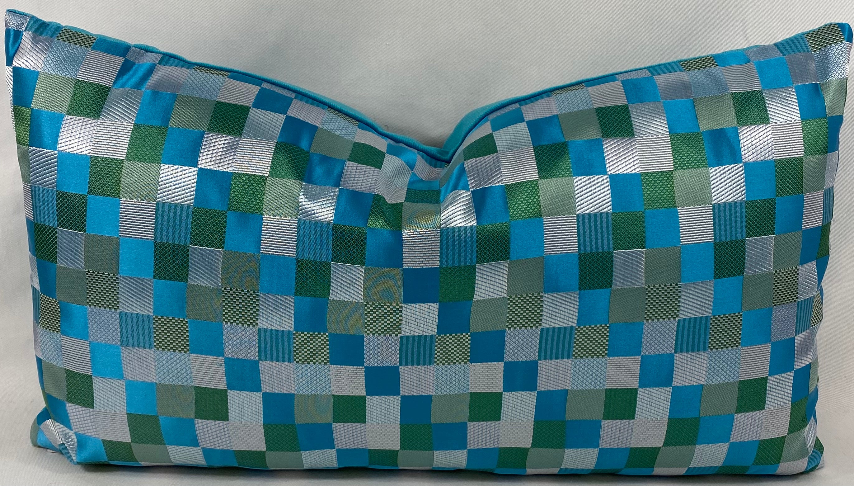 Luxury Lumbar Pillow – 24" × 14" – Cubit Aqua