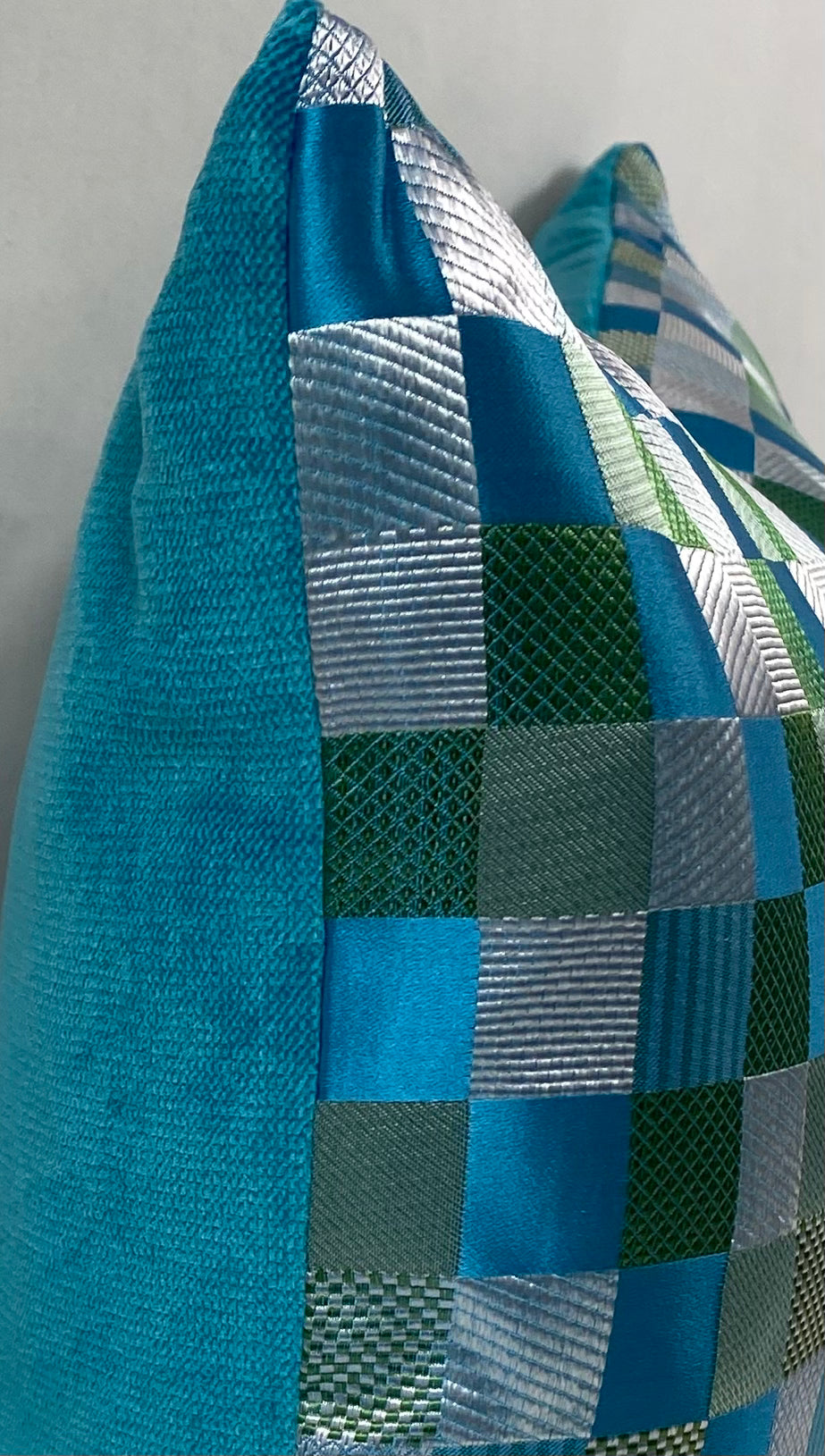 Luxury Lumbar Pillow – 24" × 14" – Cubit Aqua