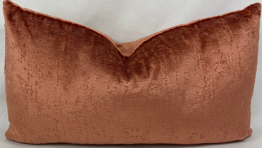 Luxury Lumbar Pillow – 24" × 14" – Hamlet Salmon