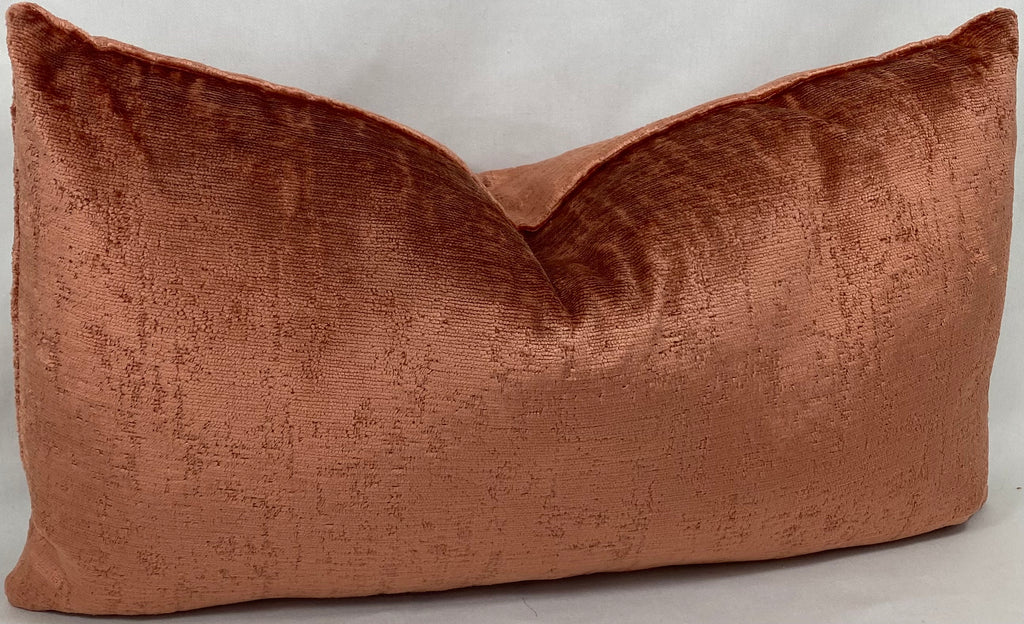 Luxury Lumbar Pillow – 24" × 14" – Hamlet Salmon