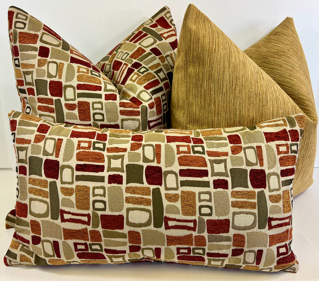 Luxury Lumbar Pillow – 24" × 14" – Modernism