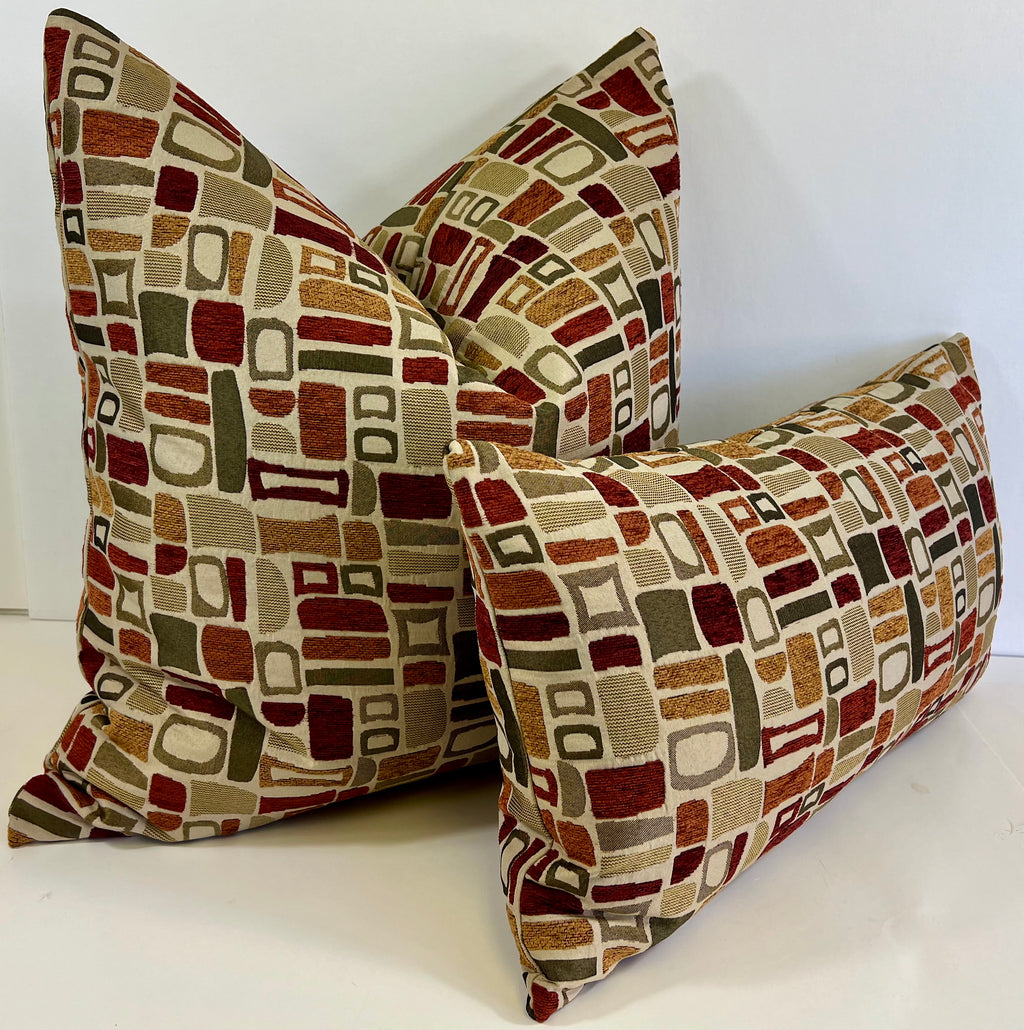 Luxury Lumbar Pillow – 24" × 14" – Modernism